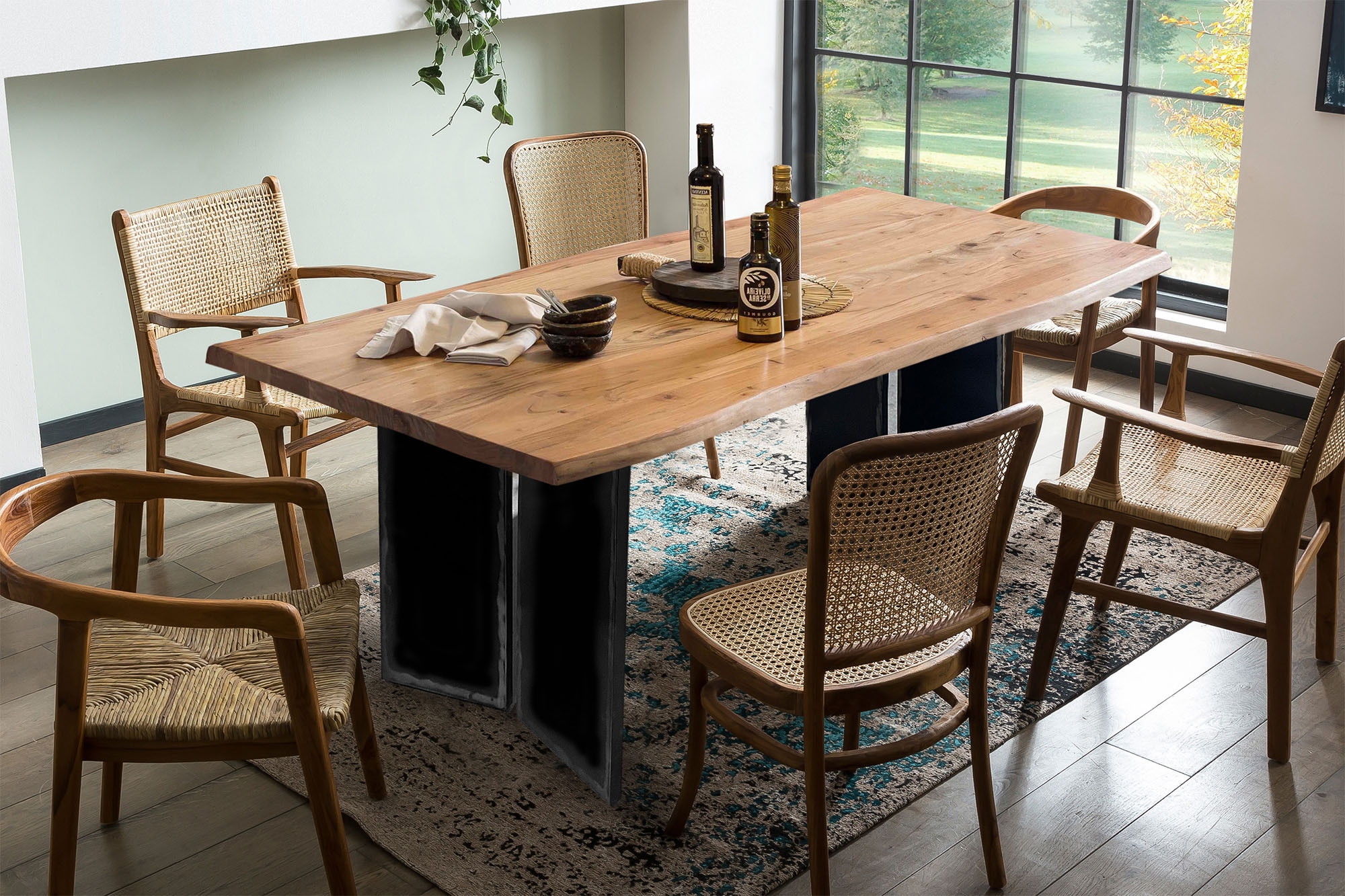 SIT Baumkantentisch 1 Stk. tlg. gebeizt, lackiert und gewachst