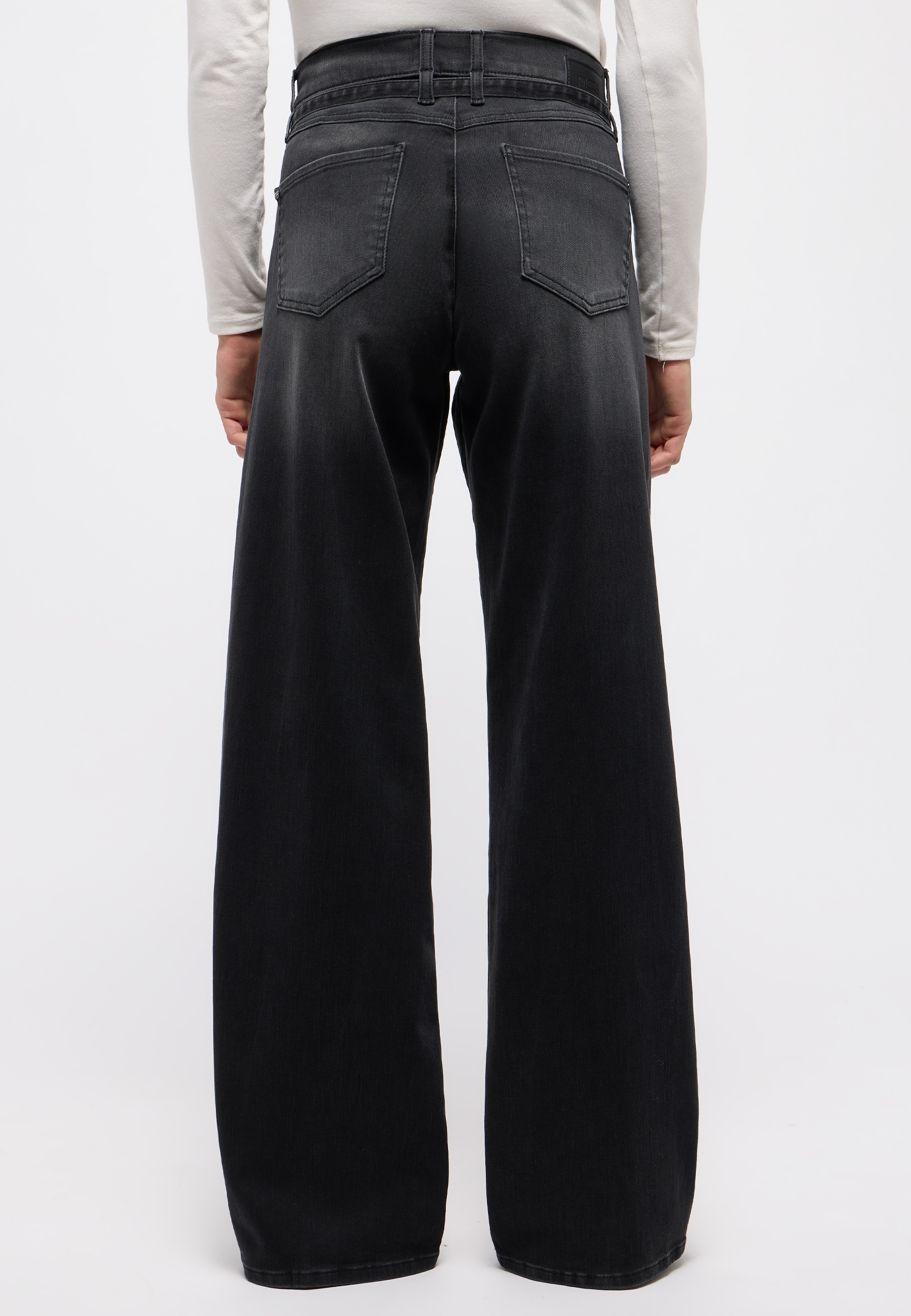 ANGELS Relax-fit-Jeans »LIZ CITY« weite Passform, mit integriertem Gürtel, aus Baumwollmischung