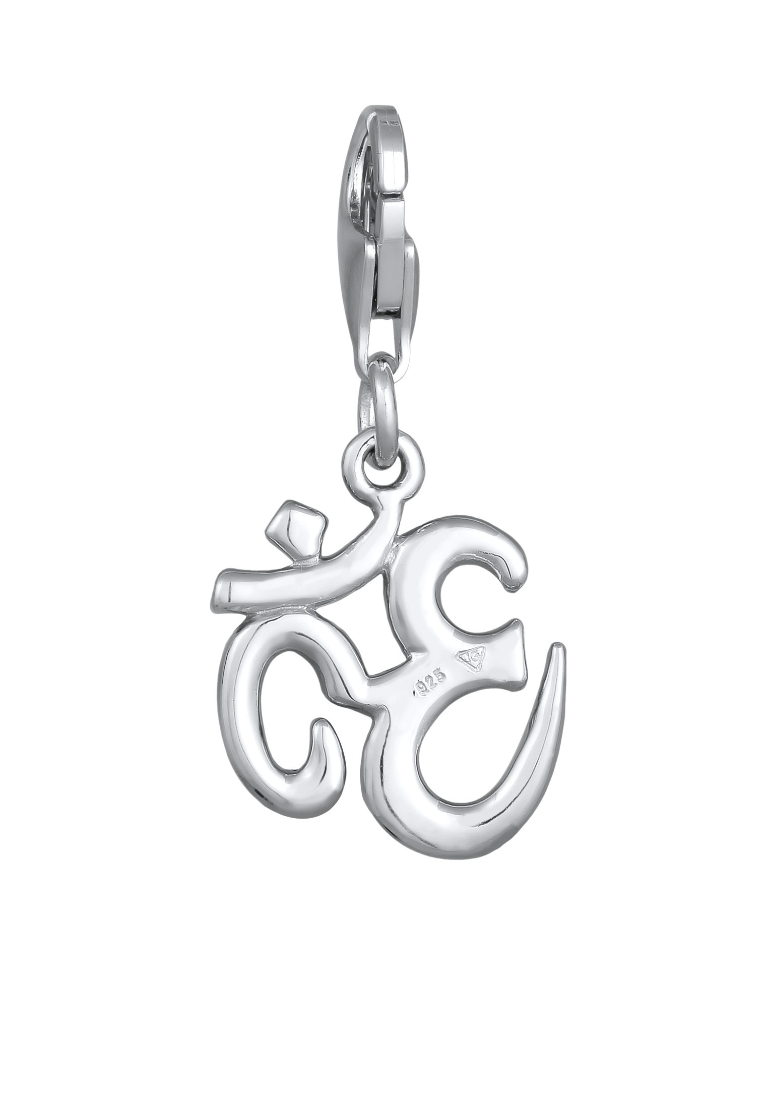 Nenalina Charm-Einhänger »Charm Om Symbol Anhänger Yoga 925 Silber«
