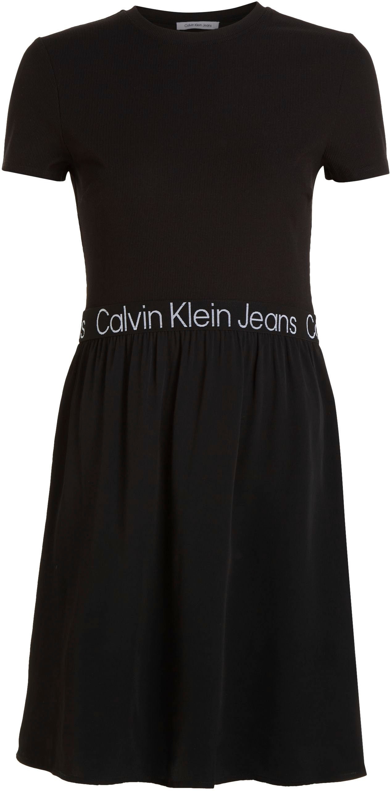 konkurrenzfähiger Preis Calvin Klein Jeans ♕ 2-in-1-Kleid, im Materialmix bei