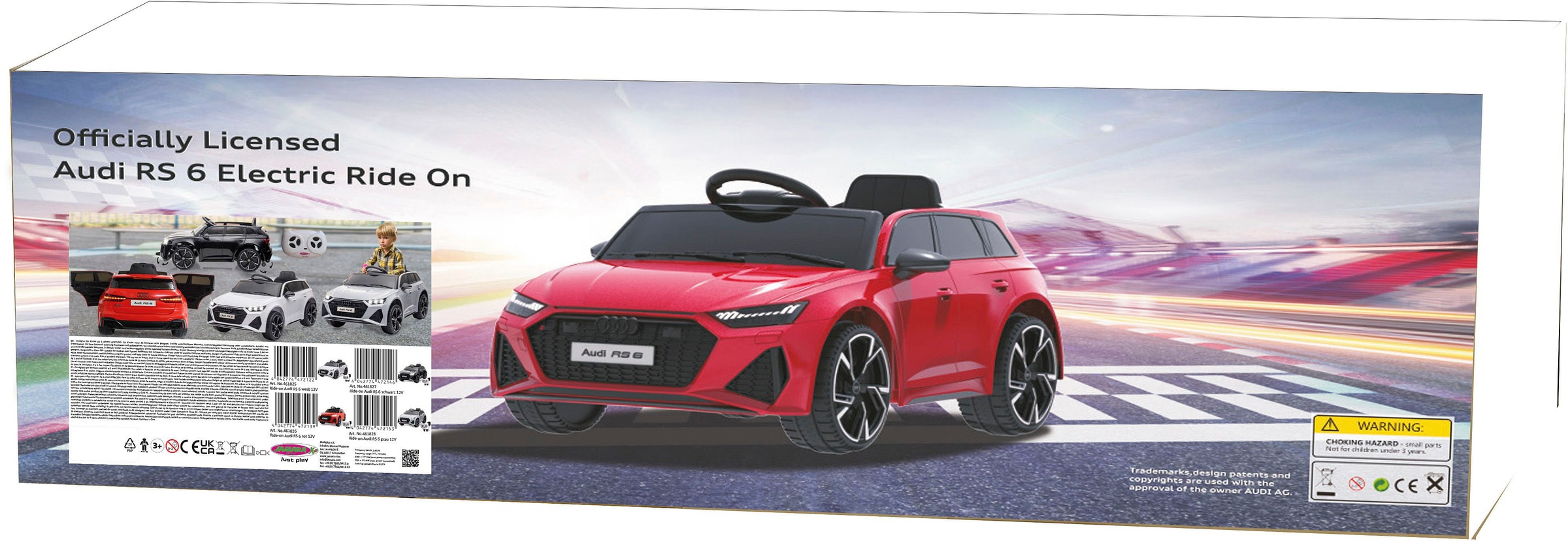 Jamara Elektro-Kinderauto »Ride-on Audi RS 6«, ab 3 Jahren, bis 30 kg, 12 V, 2,4 GHz