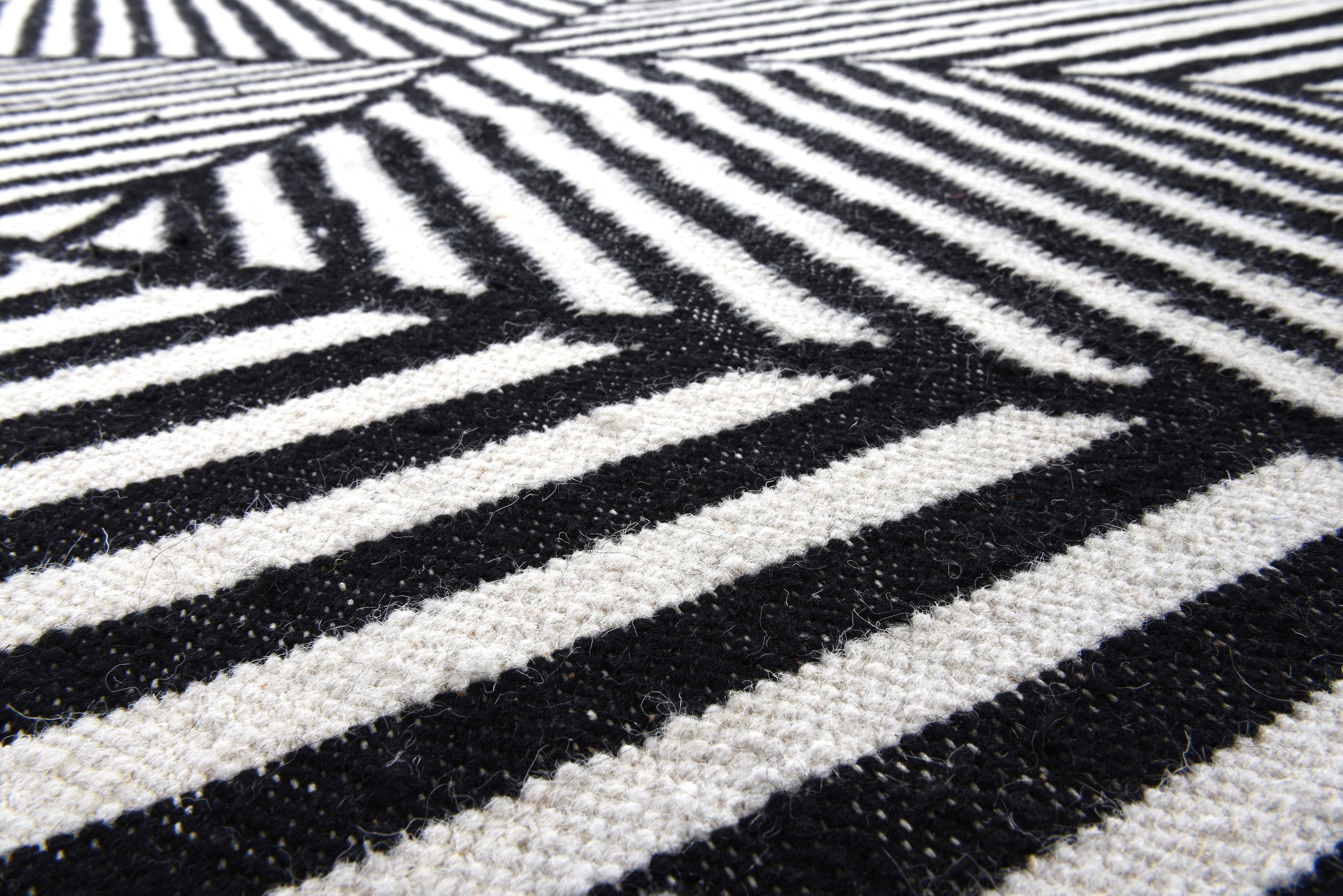 TOM TAILOR HOME Teppich »Criss Cross« rechteckig 5 mm Höhe handgewebt, mit Fransen, Boho-Style