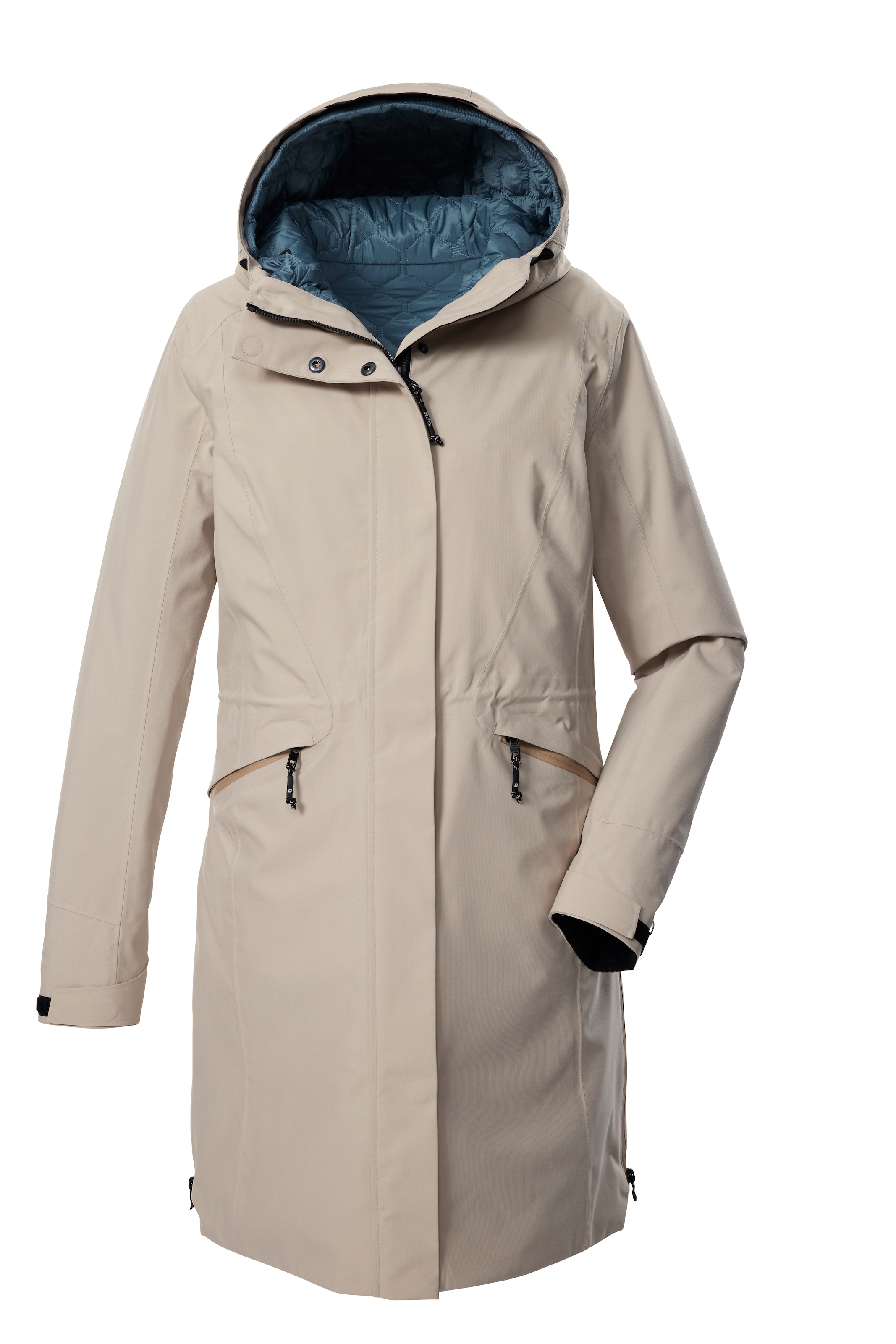 Killtec 3-in-1-Funktionsjacke »KOW 22 WMN JCKT« wasserdicht mit 10.000 mm Wassersäule, atmungsaktives Material