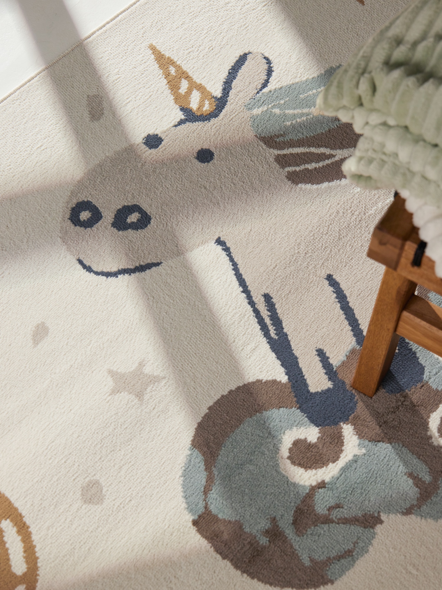 HANSE Home Kinderteppich »Einhorn« rechteckig 10 mm Höhe Pflegeleicht, Weich, Kinderzimmer, Spielteppich, Spielunterlage