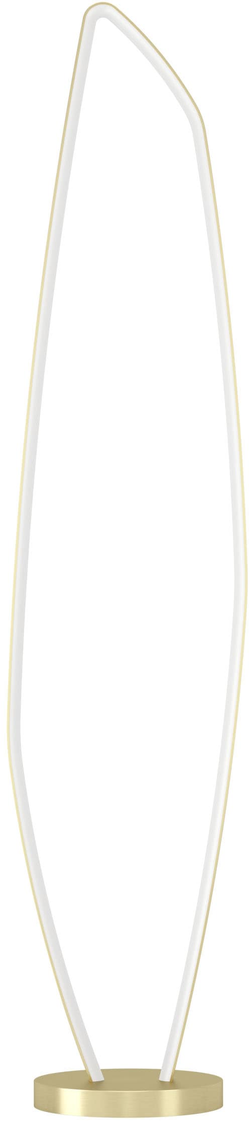 EGLO Stehlampe »VALLEROSA Stehlampe - Alu, Stahl - LED - 25,2W - IP20« LED-Modul 1 Stk. Warmweiß Standleuchte, Leselampe, Wohzimmer, Schlafzimmer, L29 x H128,5 cm