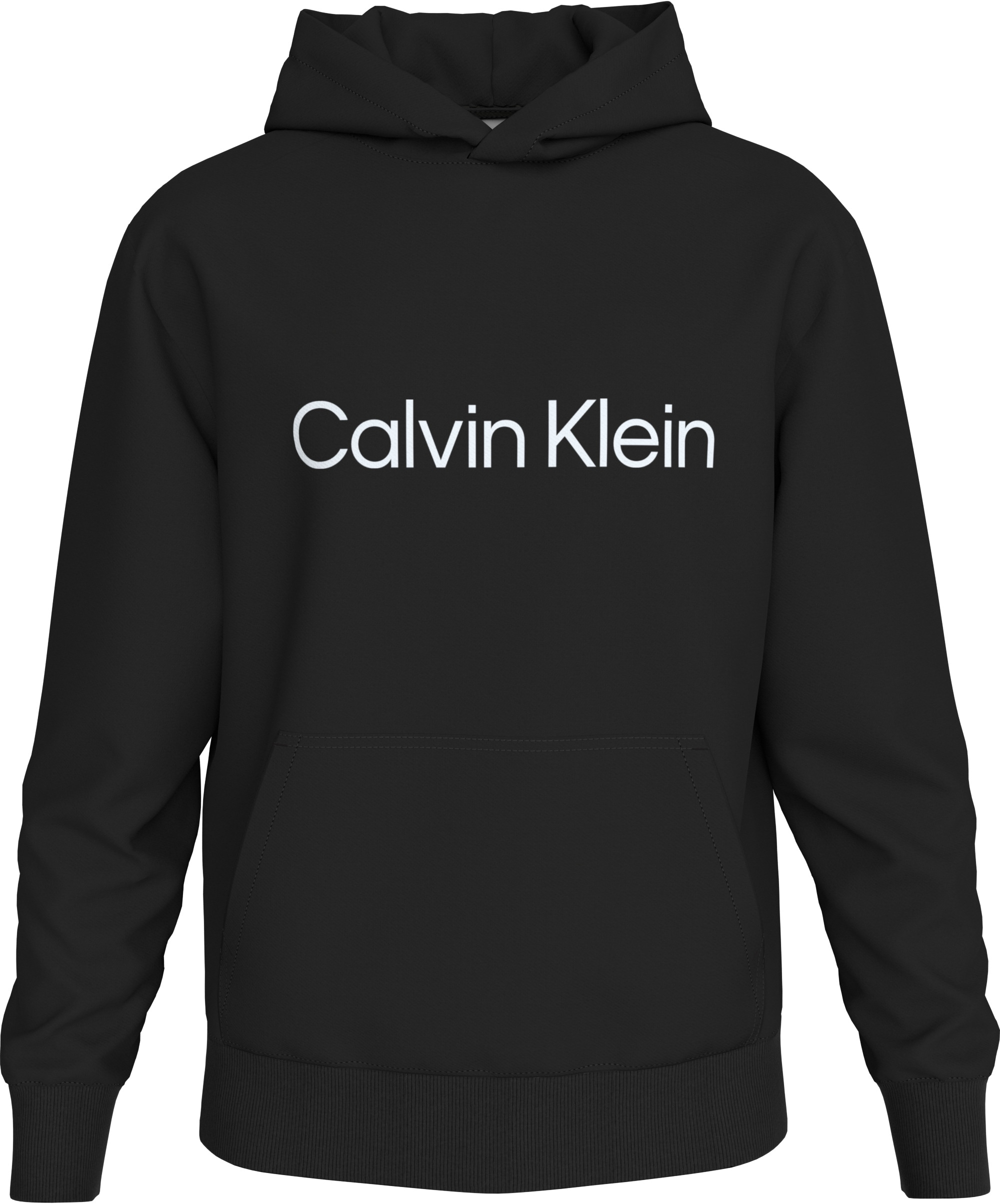 Calvin Klein Kapuzensweatshirt »LS EU STANDARD LOGO 350TERRY PO«, Mit Rundhalsausschnitt, regular fit
