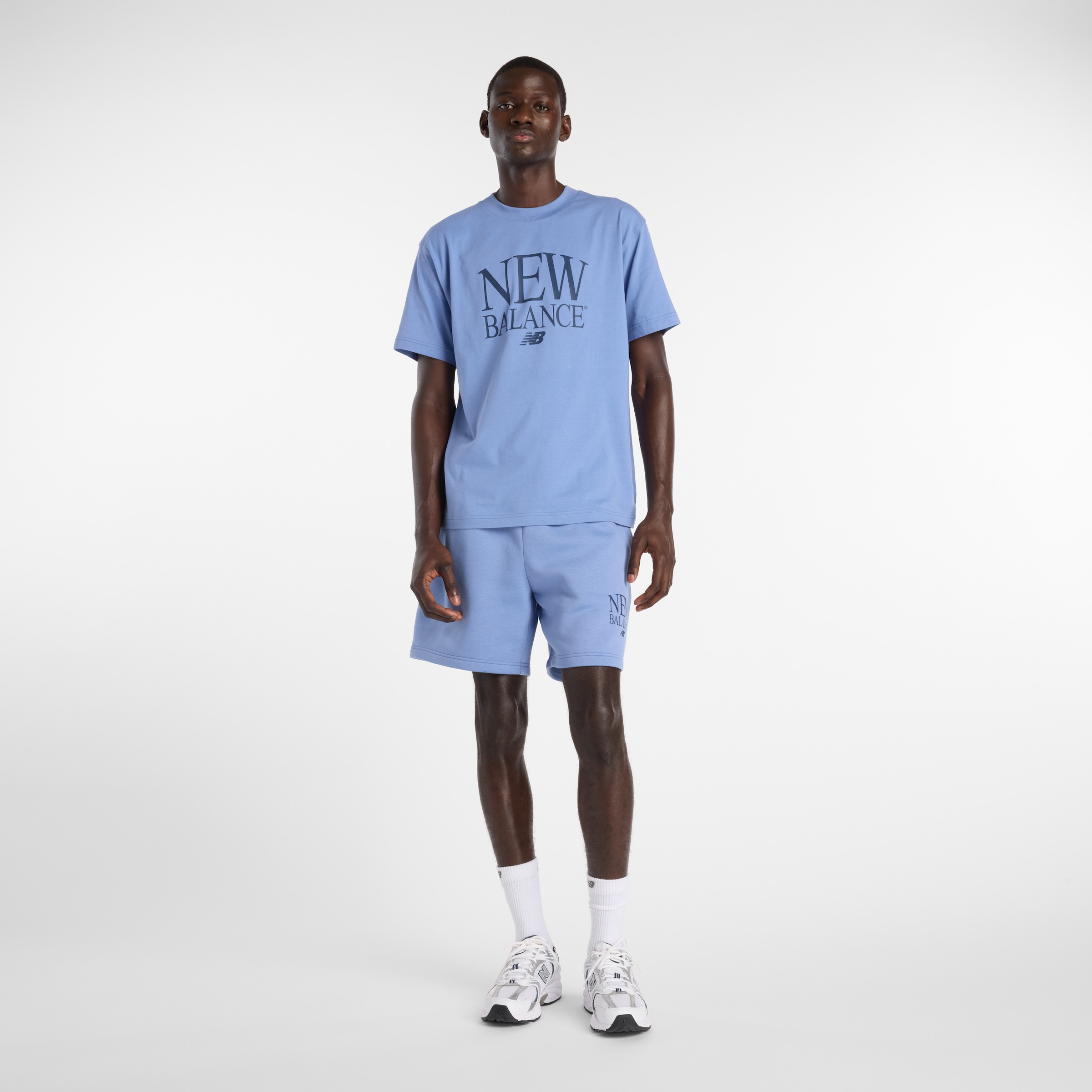 New Balance Sweatshorts  aus weicher Fleece-Qualität, mit Kordelverschluss, bequeme Passform