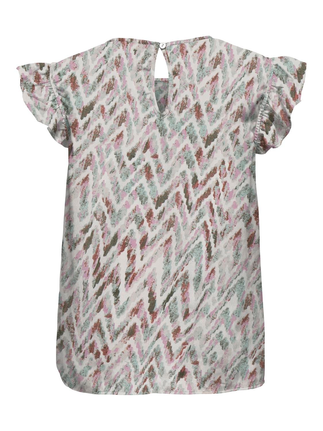ONLY Shirtbluse »ONLANN STAR S/L FRILL TOP NOOS PTM«