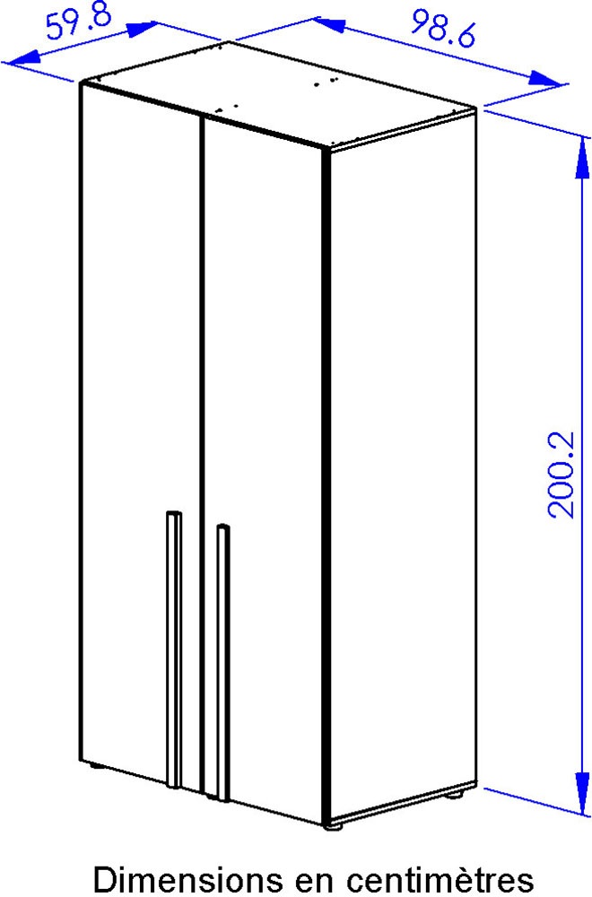 Gami Schlafzimmer-Set »NAEL SET N°2 4tlg« Set, 4 Stk. tlg. Praktisches Bett und sehr geräumigem Stauraum