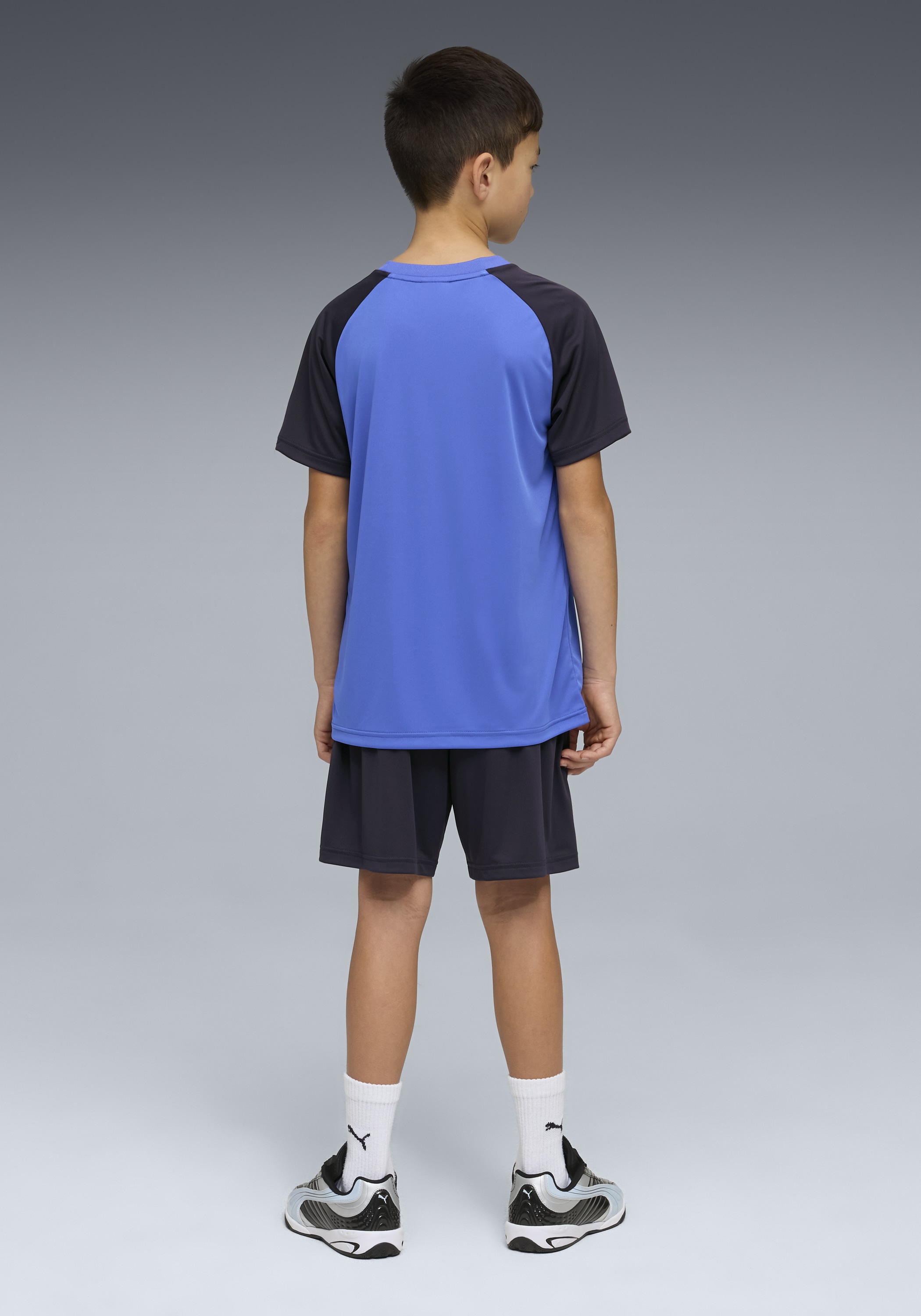 PUMA Trainingsanzug »ESS NO.1 LOGO POLY TEE AND SHORTS SET B« 2 tlg. zweiteiliges Set, mit DryCELL Technologie, atmungsaktiv