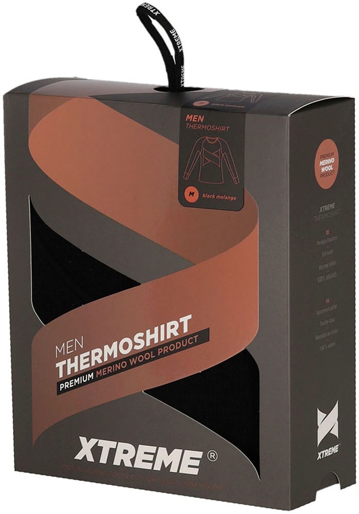 XTREME sockswear Unterhemd »MEN THERMAL WOOL UNDERSHIRT«, mit hohem Rundhals-Ausschnitt