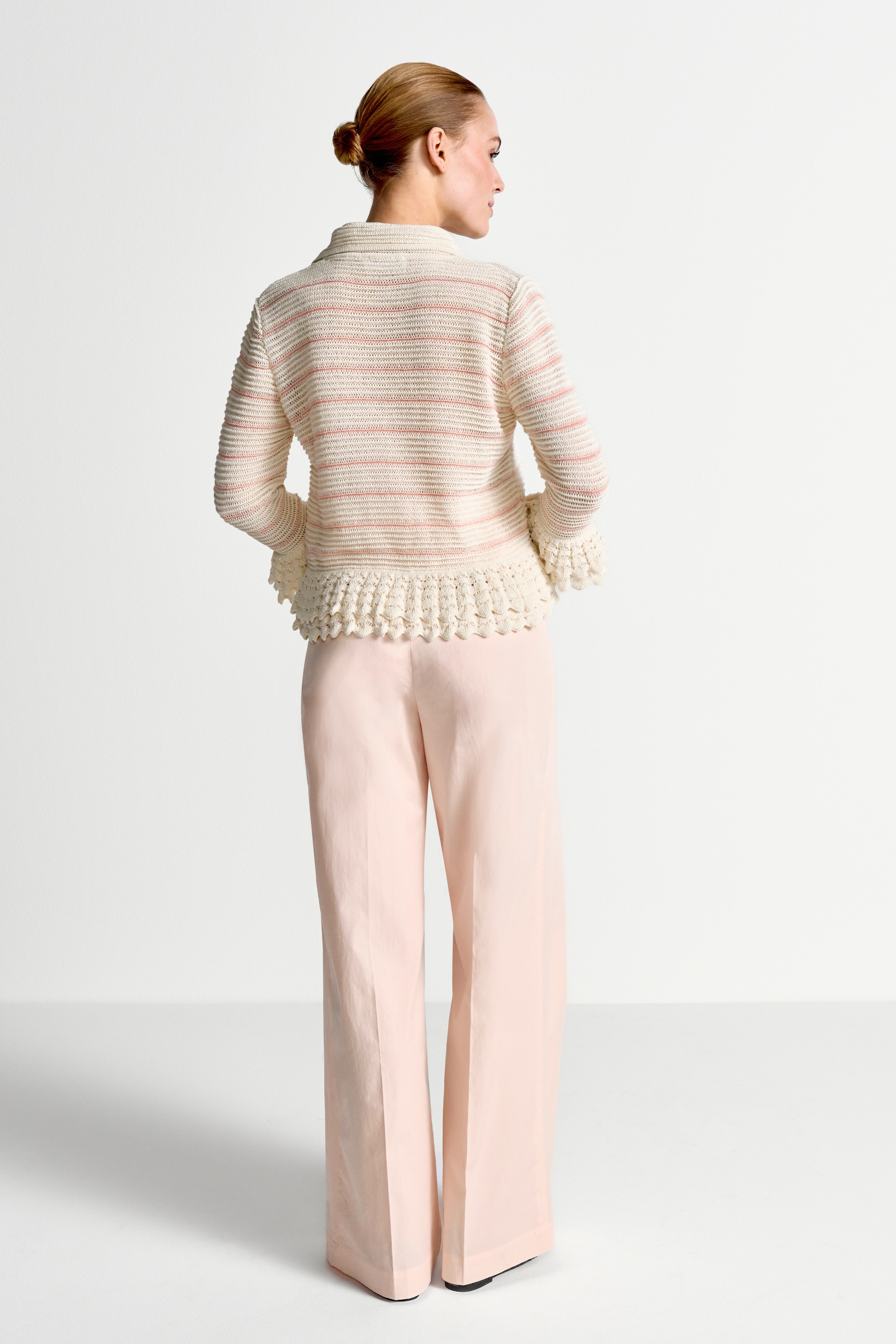 RICHROYAL Strickjacke Regular fit mit Spitzendetails