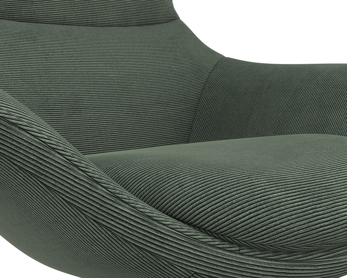 FLEXLUX Ohrensessel »Stilo Relaxsessel, TV-Sessel, OTTOs Choice«, Solitär, Stil-Ikone, drehbar, Fuß Aluminium