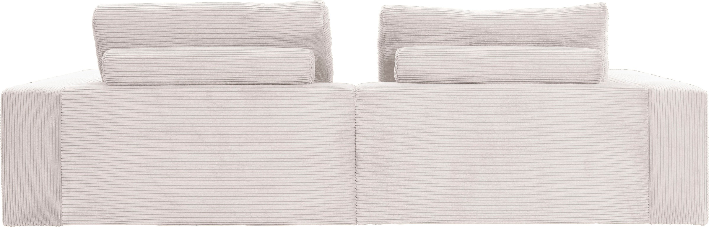 alina Big-Sofa »Sandy«, mit losen Sitz und Rückenkissen, in modernem Cordstoff