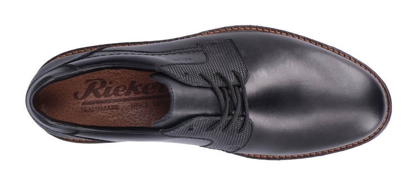 Rieker Schnürschuh, mit dezentem Logoschriftzug, Freizeitschuh, Halbschuh, Schnürschuh