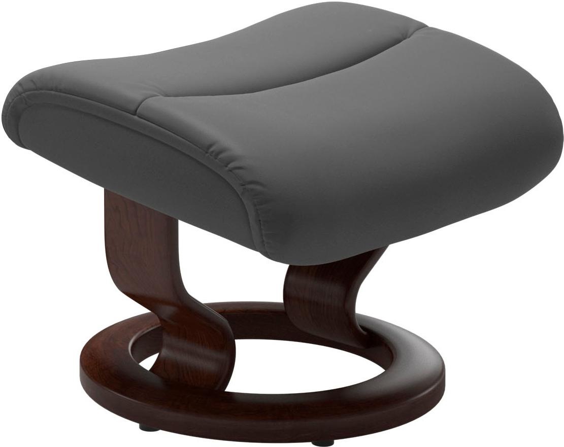 Stressless® Relaxsessel »View«, (Set, Relaxsessel mit Hocker), mit Classic Base, Größe M,Gestell Braun