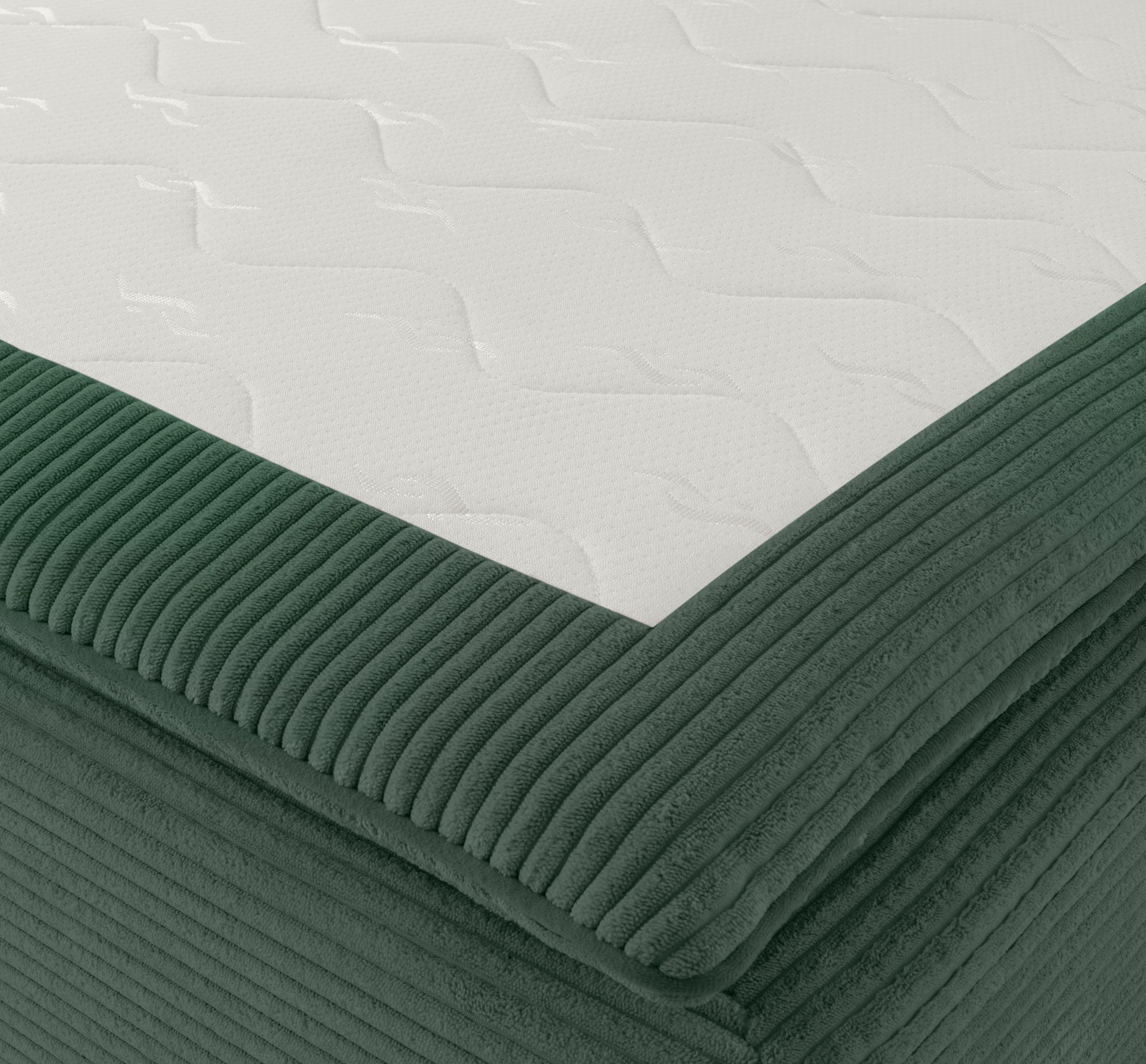 INOSIGN Ecksofa »Night & Day L-Form mit Dauer-Schlaffunktion mit Armlehne«, mit Boxspring-Bettfunktion 180x200 cm und Bettkasten, Dauerschläfer!