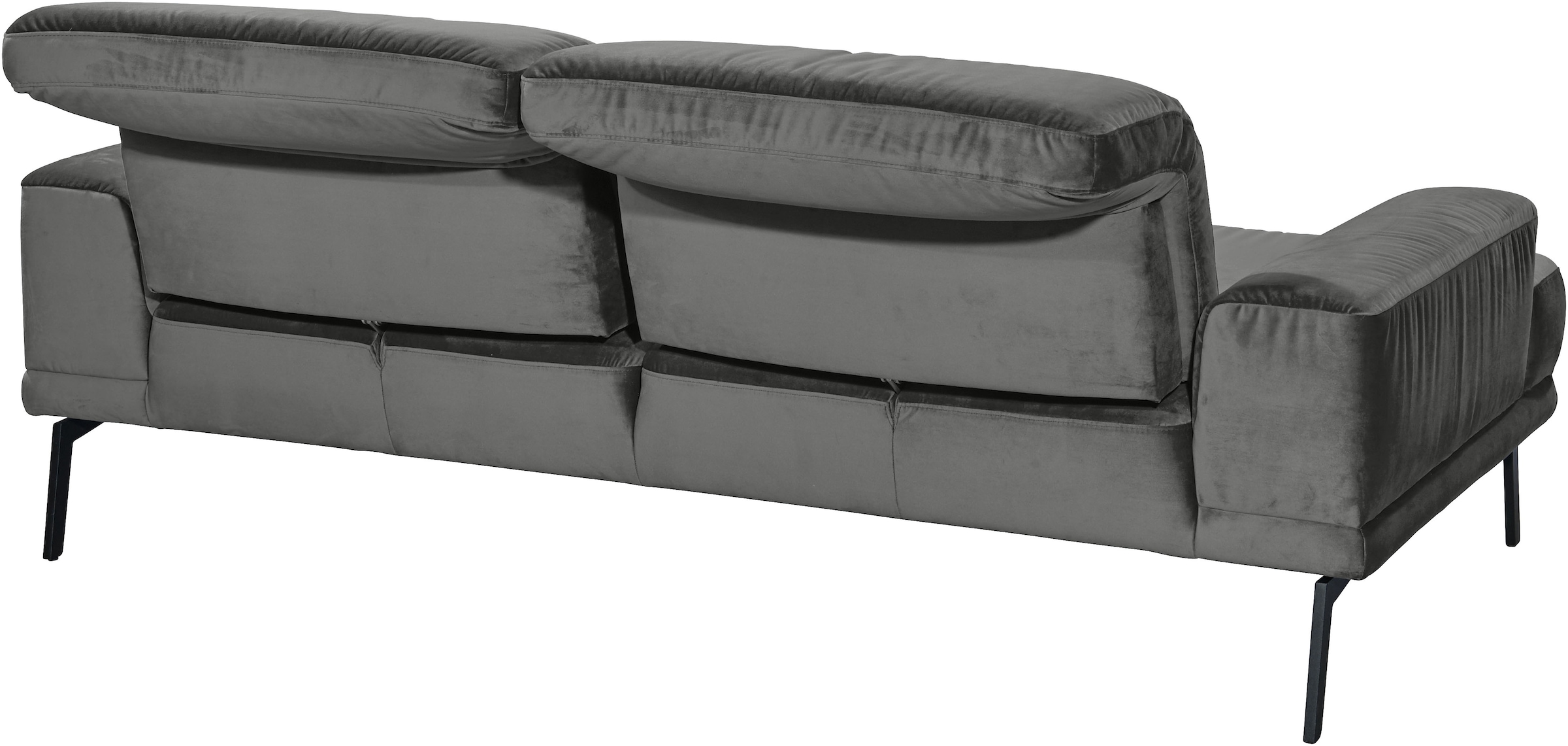 Musterring 3-Sitzer »MR 4580«, inkl. Kopf- und Sitztiefenverstellung, Fuß schwarz, B228 x T103 cm