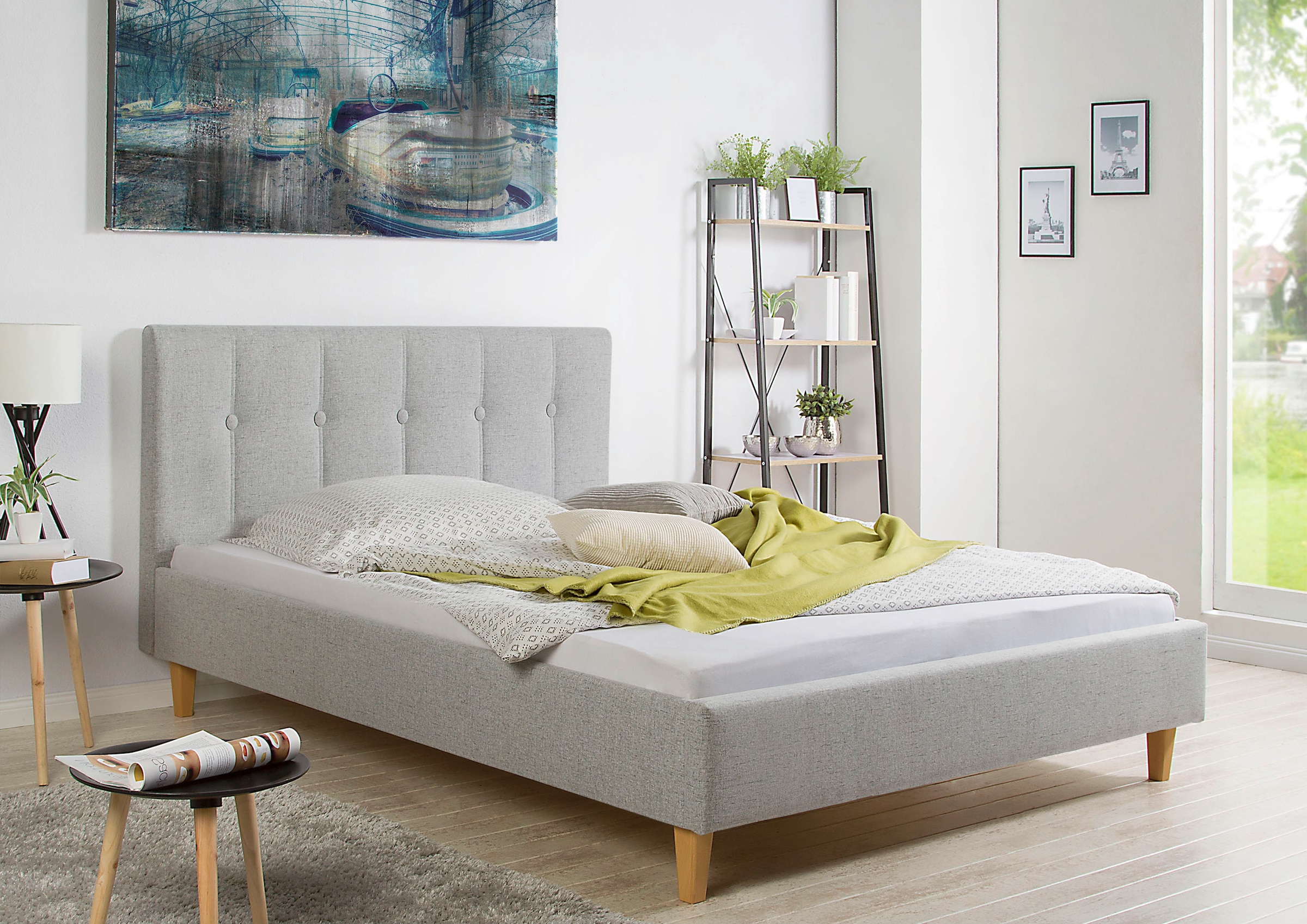 Maintal Polsterbett »Leesburg« Bettseiten zerlegt, ohne Bettkasten