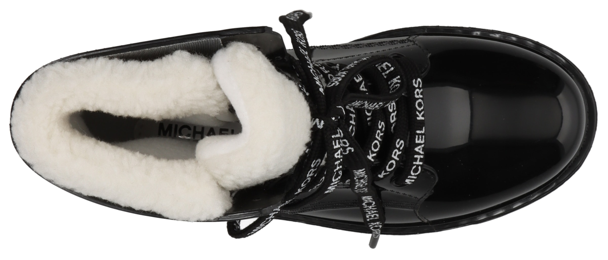 MICHAEL KORS KIDS Schnürboots »MONTIAGNE«, Winterstiefel, Regenstiefel, Schnürstiefel mit Kunstfellbesatz