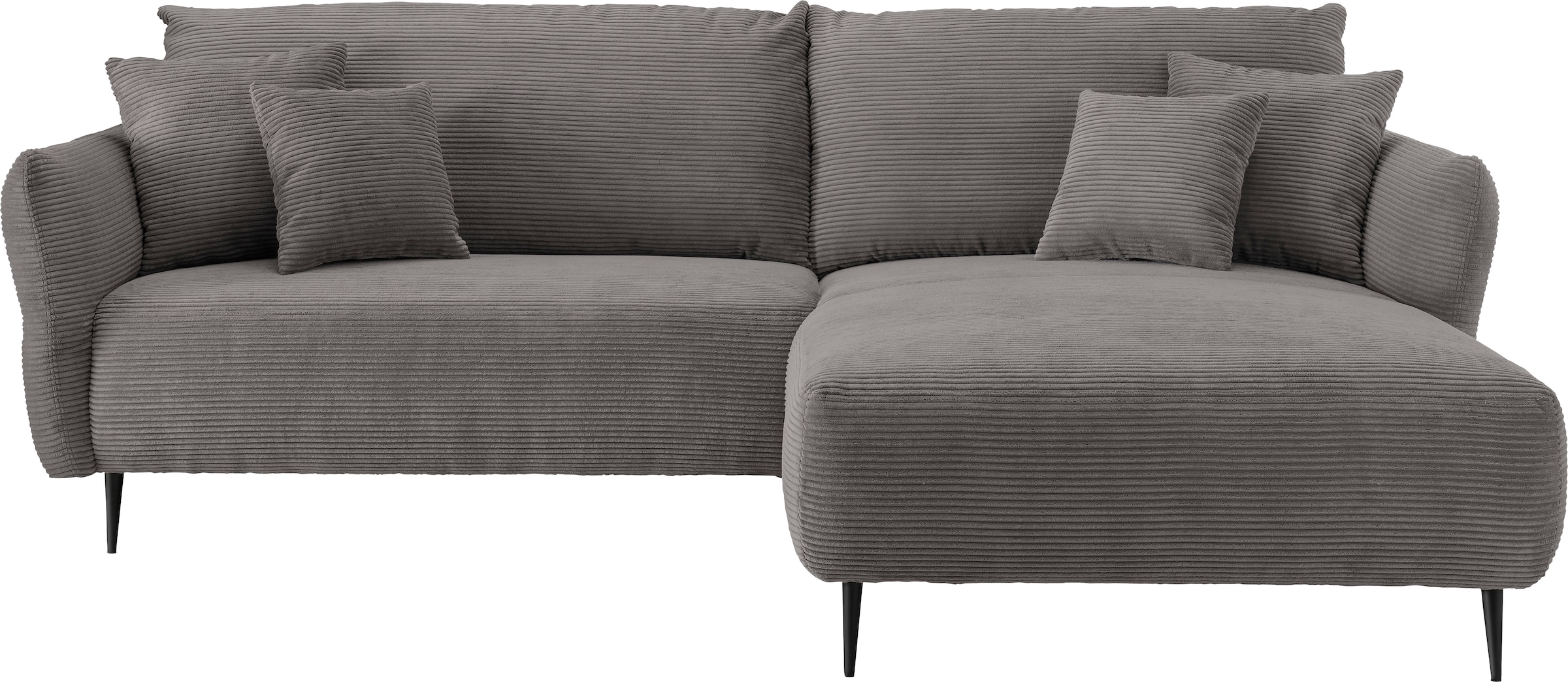 INOSIGN Ecksofa »Amarena L-Form«, inklusive Armlehnenverstellfunktion, 4x Zierkissen gratis