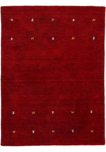 carpetfine Wollteppich »Gabbeh Uni«, rechteckig, 15 mm Höhe, reine Wolle, handgewebt,... kaufen