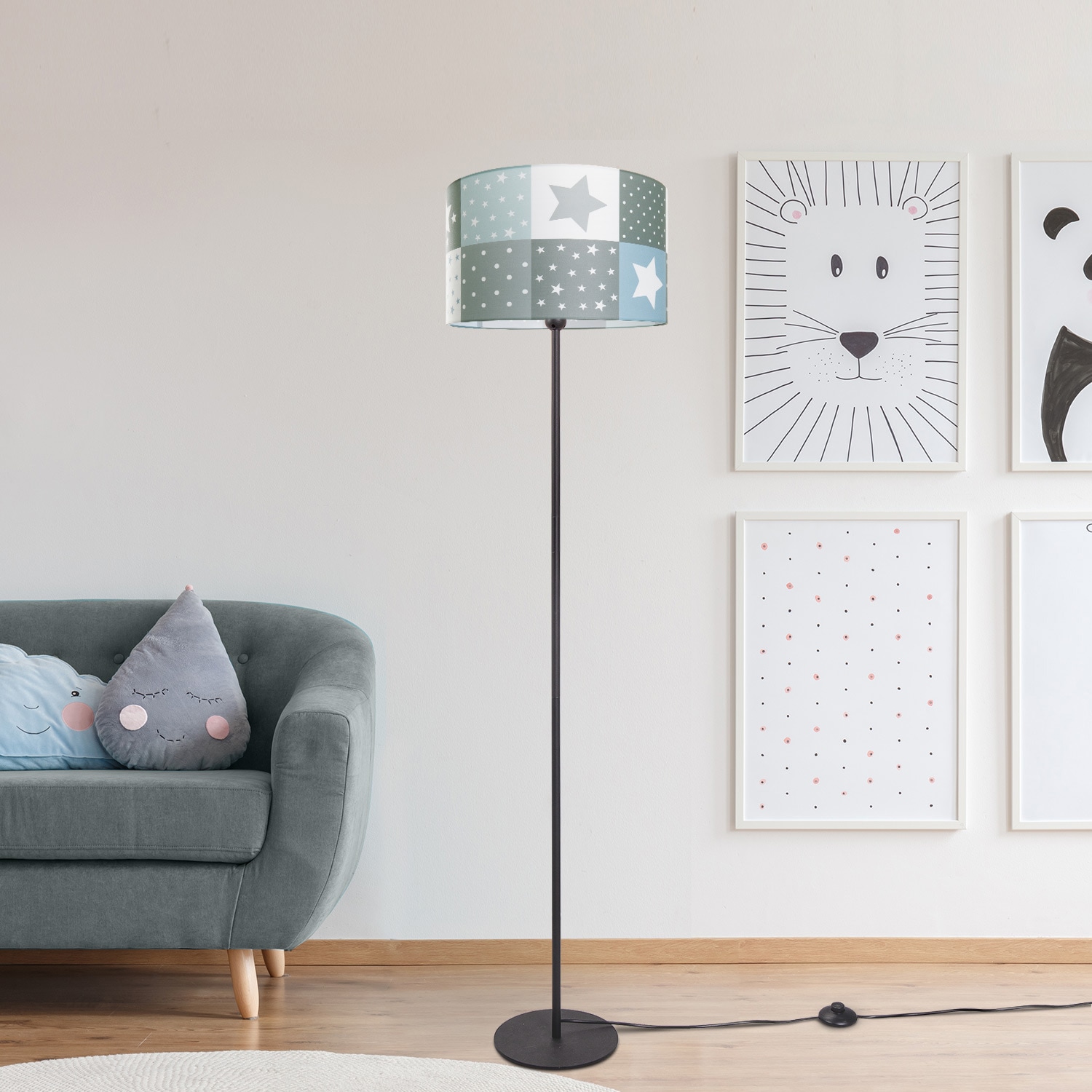Paco Home Stehlampe »Cosmo 345«, online Garantie XXL 1 E27 kaufen Motiv, Kinderzimmer LED | Stehleuchte Lampe flammig-flammig, Jahren mit Kinderlampe 3 Sternen