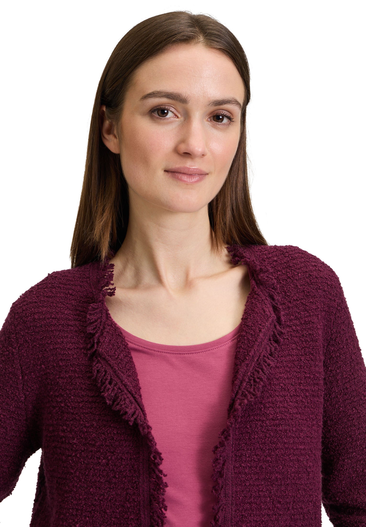 Cartoon Cardigan »Strick-Cardigan mit Fransen«