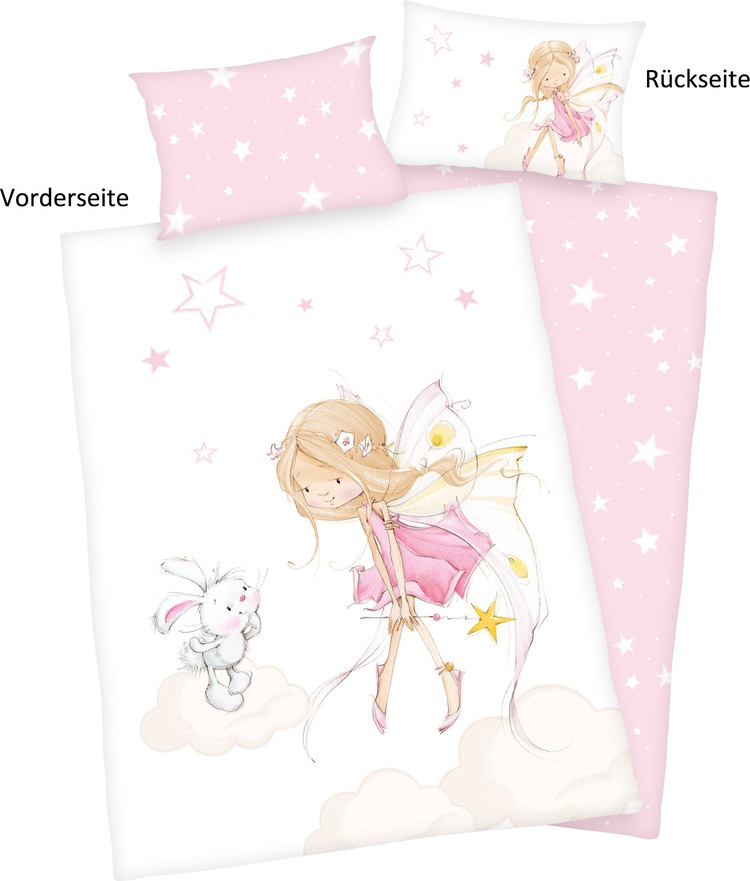 Babybettwäsche »Little Fairy«, mit niedlichem Feen-Motiv