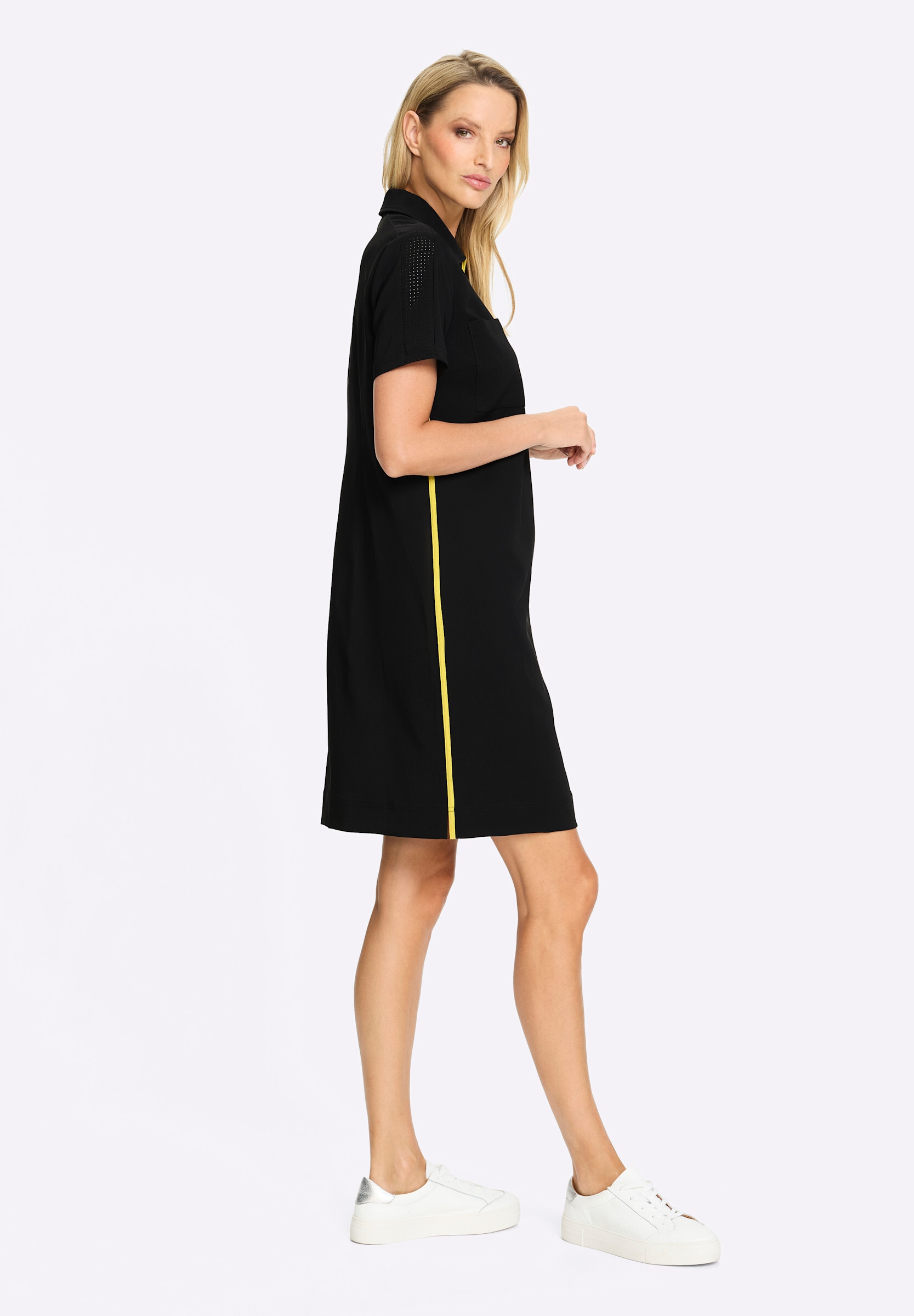 heine Sommerkleid »Jersey-Kleid Jerseykleid mit Seitenschlitzen«