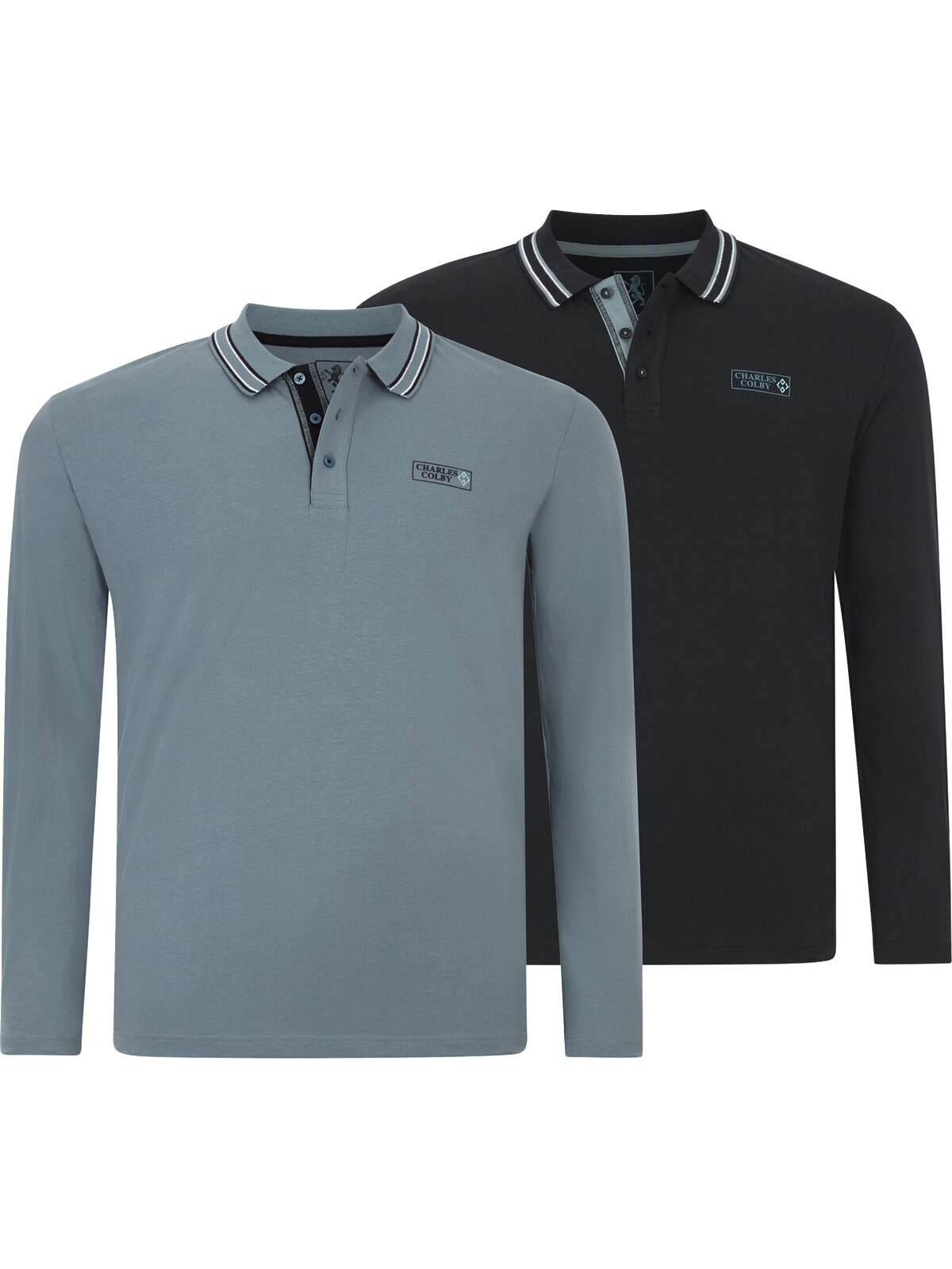 Langarm-Poloshirt »Doppelpack Langarm-Poloshirt EARL GILIELL«