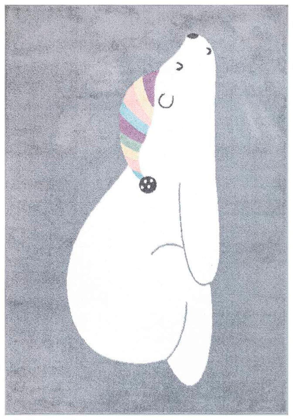 Carpet City Kinderteppich »ANIME921« rechteckig 11 mm Höhe Kinderzimmer Teppich Modern mit Mond, Blumen, Wolken, Creme, Multi