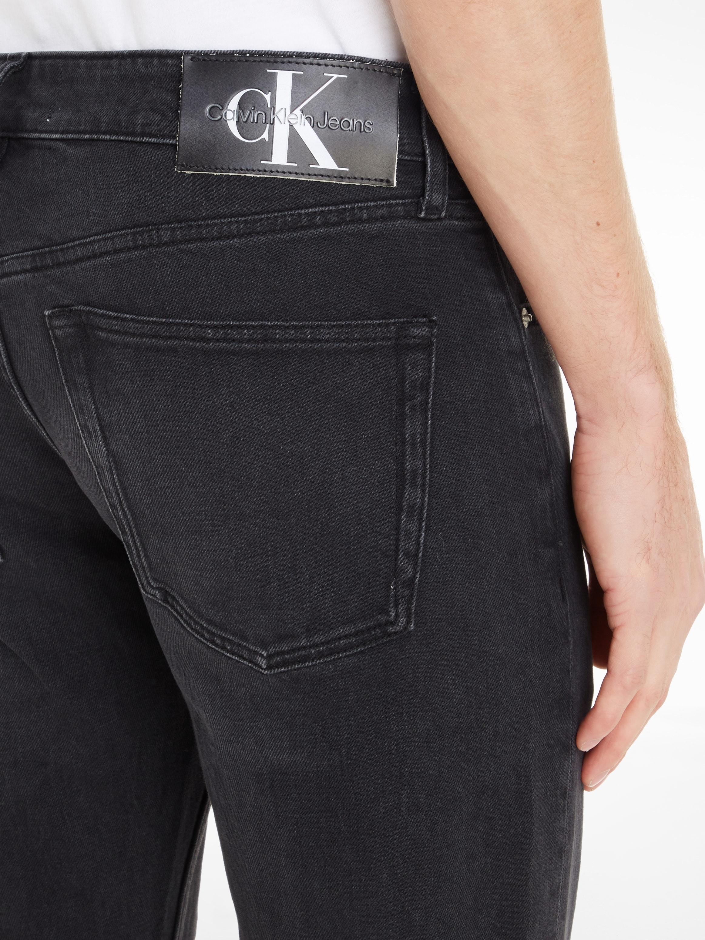Calvin Klein Jeans Slim-fit-Jeans »SLIM TAPER«, mit Markenlabel