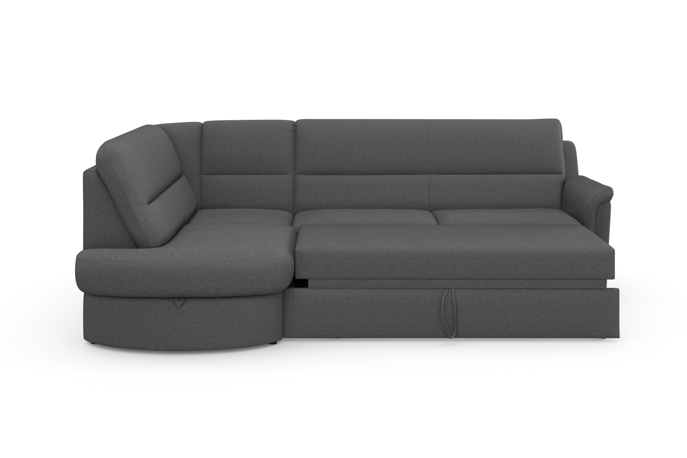 sit&more Ecksofa »Panini L-Form«, wahlweise mit Bettfunktion und Bettkasten