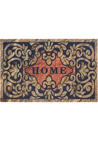 Home affaire Fußmatte »Home ornament«, rechteckig, 6 mm Höhe, Design In und Outdoor... kaufen