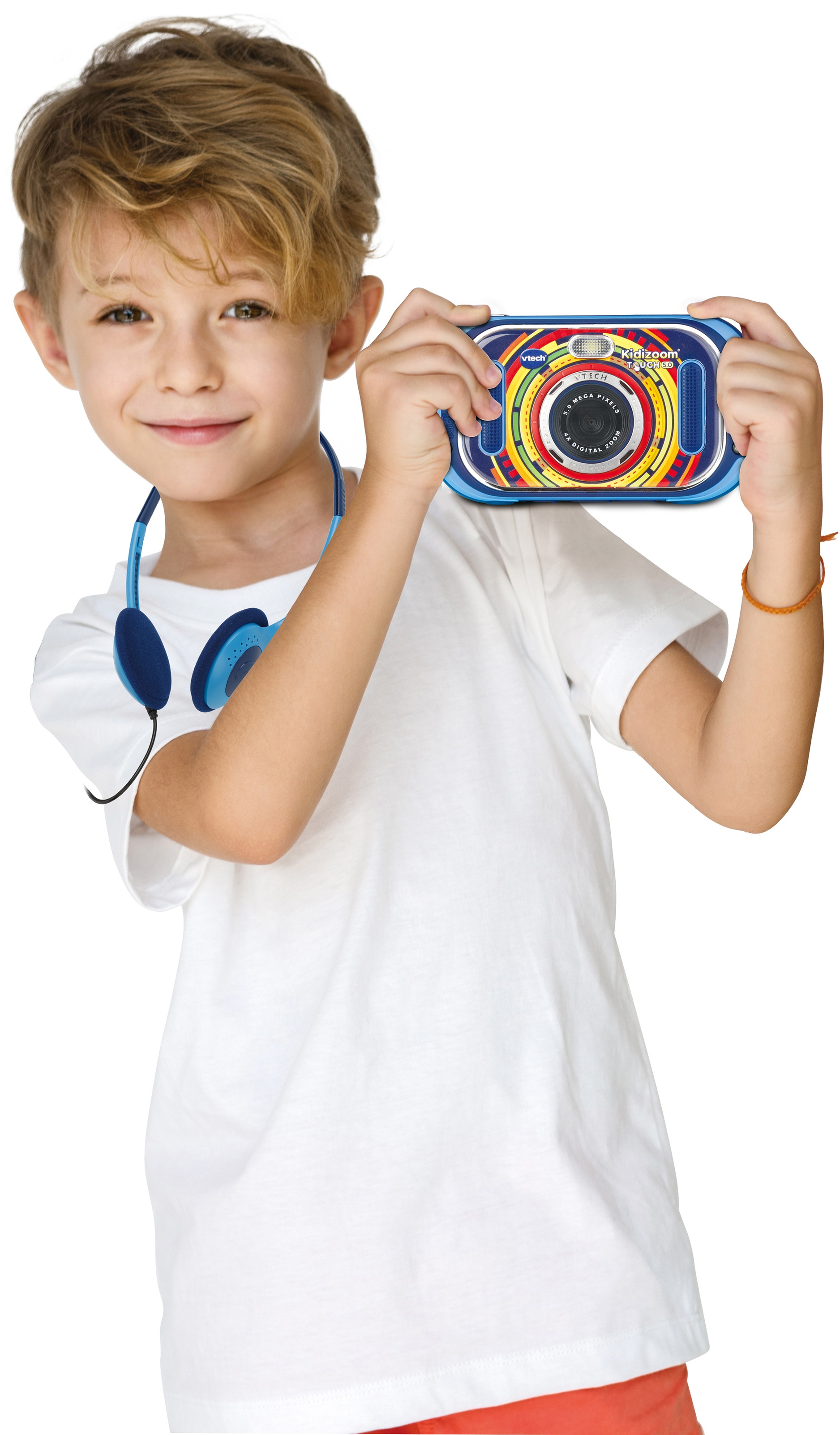 Vtech® Kinderkamera »KidiZoom blau«, MP, bei Tragetasche 5 5.0, Touch inklusive
