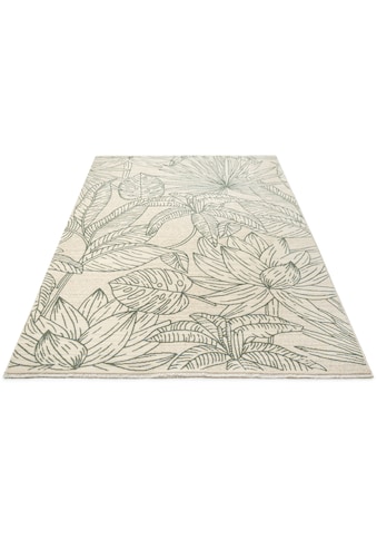 Leonique Teppich »Sinka«, rechteckig, 10 mm Höhe, florales Design, Flachgewebe, mit... kaufen