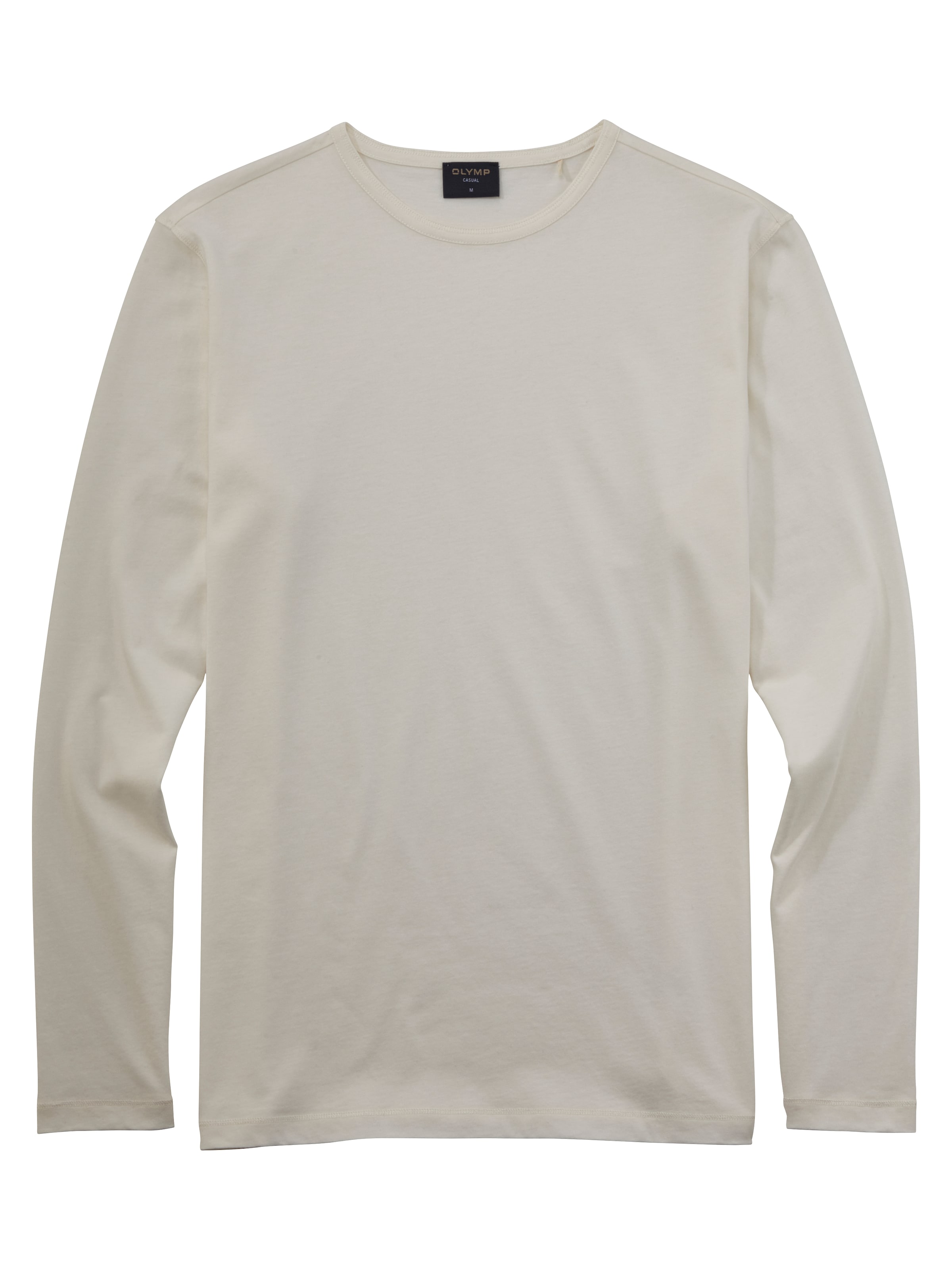 OLYMP Longsleeve Single Jersey, unifarben, regular fit, Rundhals, casual