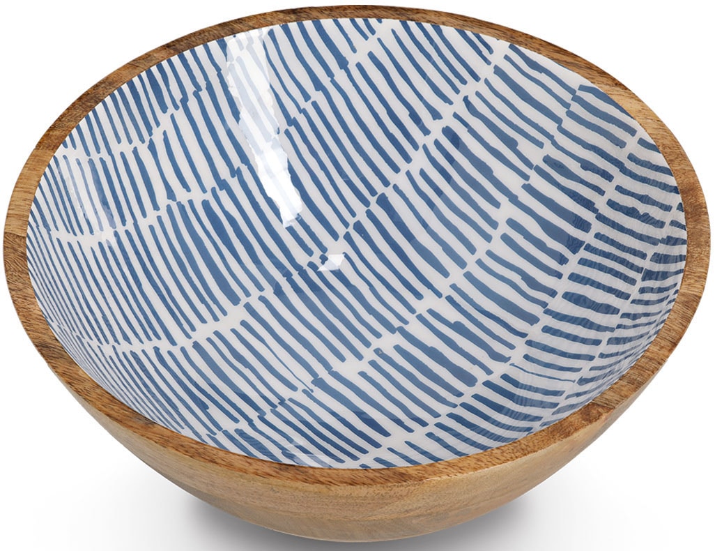 Zeller Present Schale »Mangoholz, blau« aus Massivholz hochwertiges natürliches Material