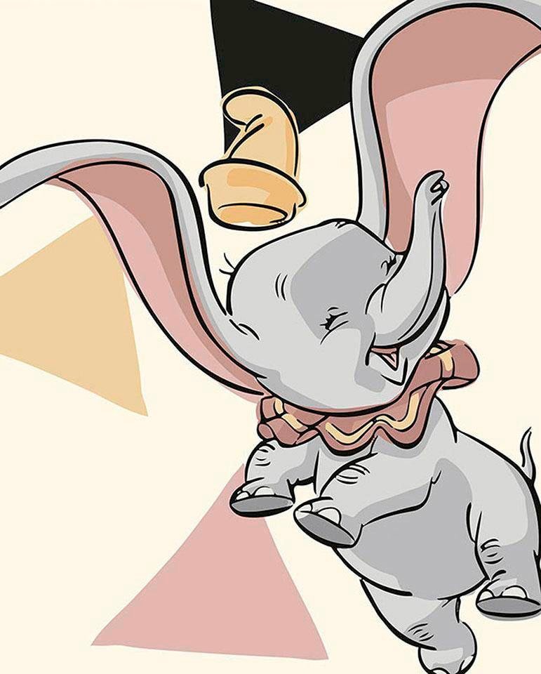 Bild »Dumbo Angles«, Disney, (1 St.), Wandbild zur Dekoration im Kinderzimmer - ohne...