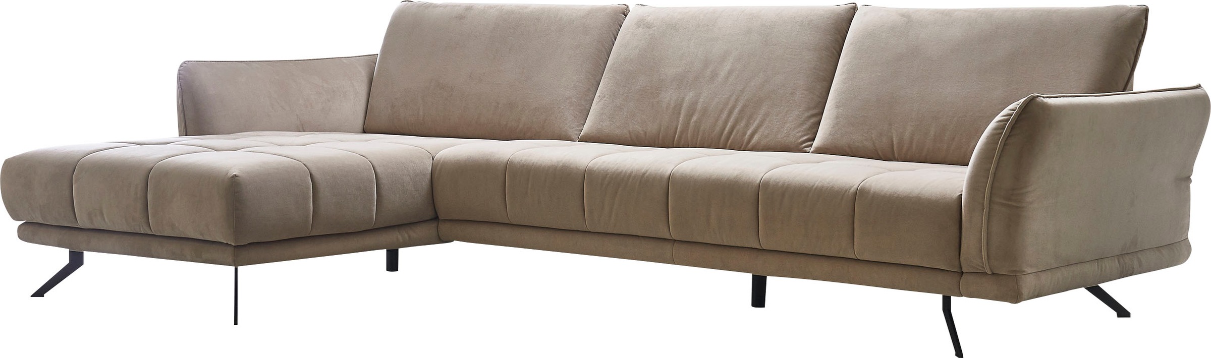 Die PlanBar Ecksofa »MP-IN20041 L-Form«, optional Sitztiefenverstellung und Kopfstützen