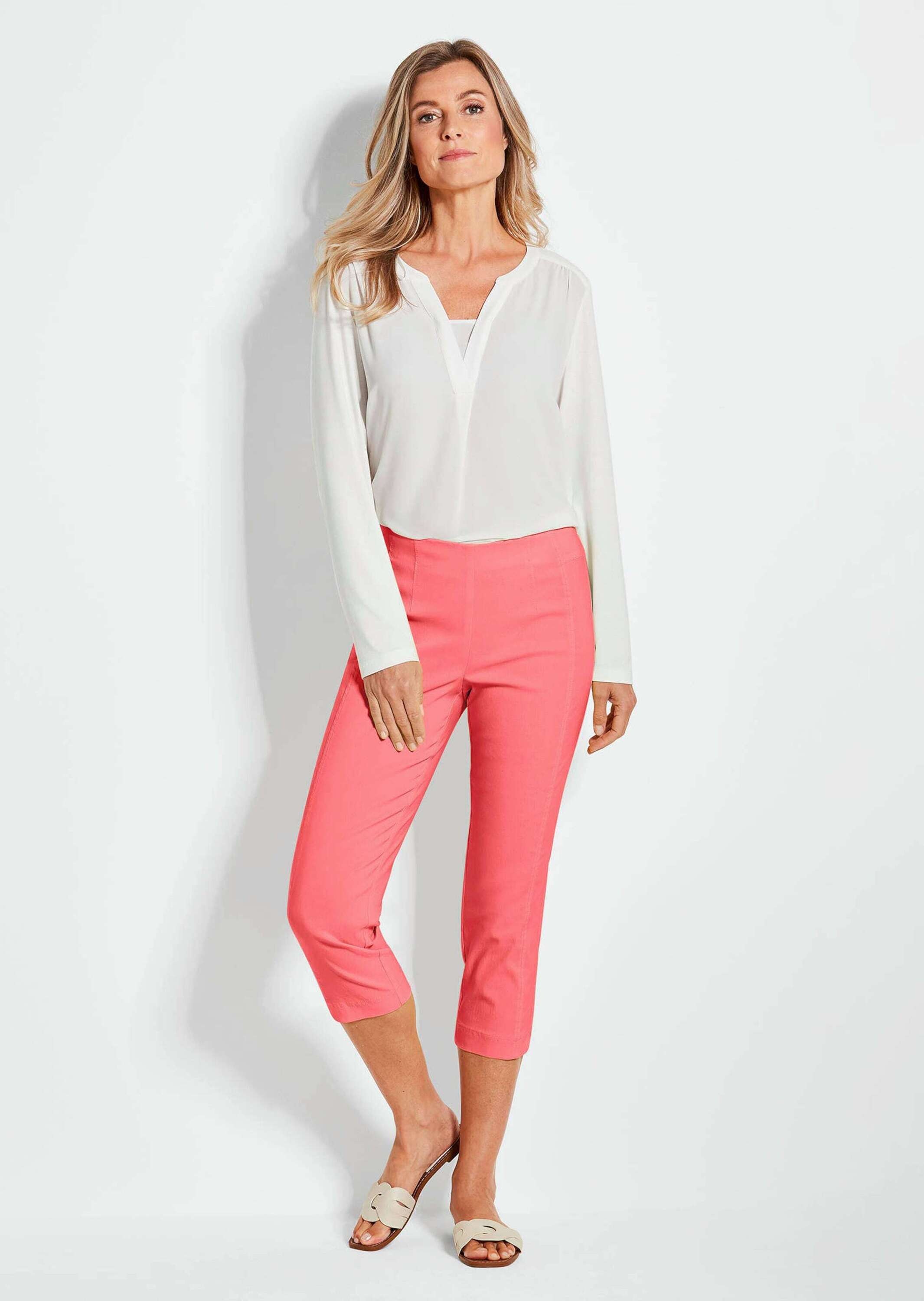 GOLDNER Schlupfhose »Schlupfhose LOUISA mit Steppnähten«