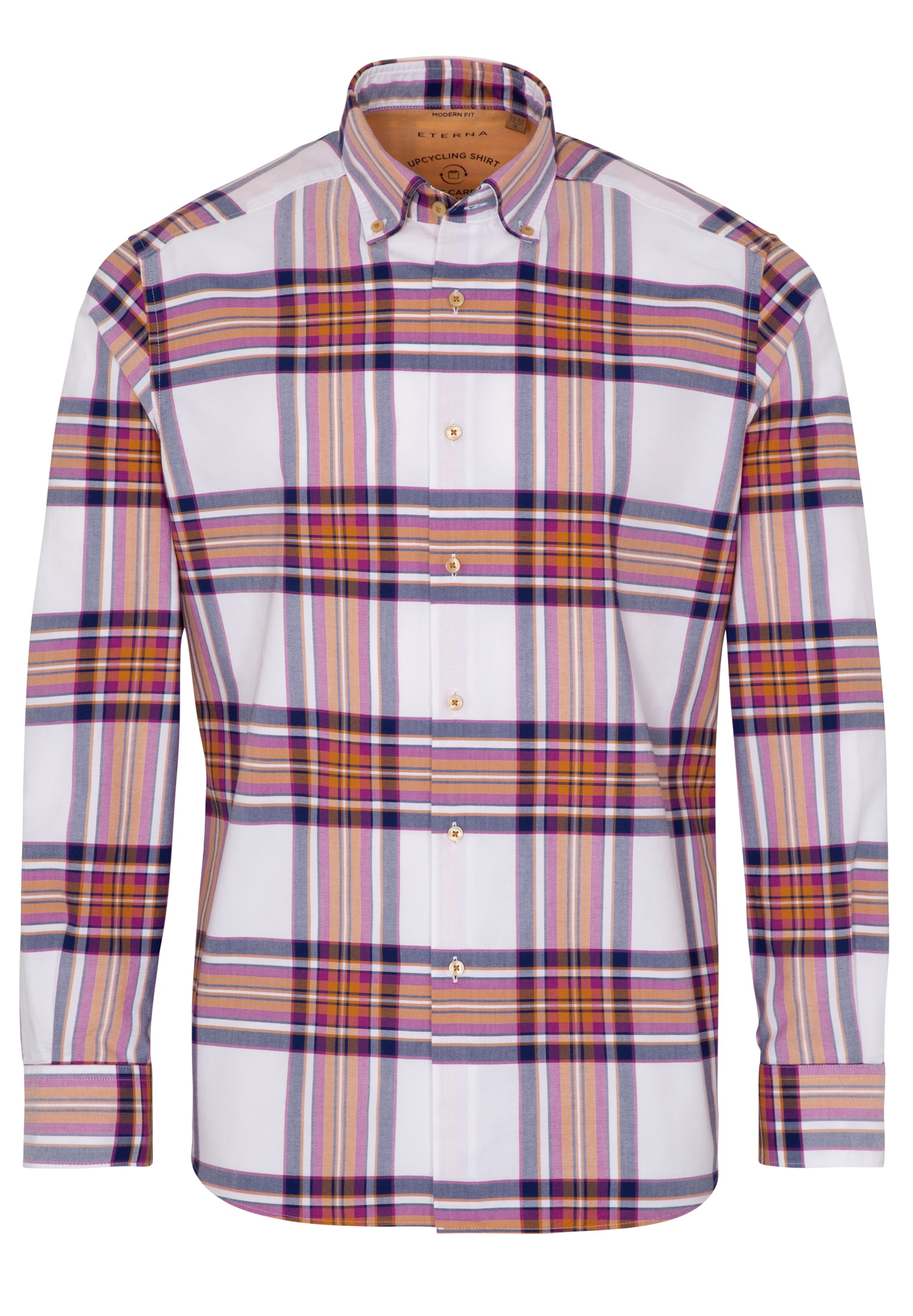 Eterna Langarmhemd »REGULAR FIT« EASY IRON (bügelleicht)