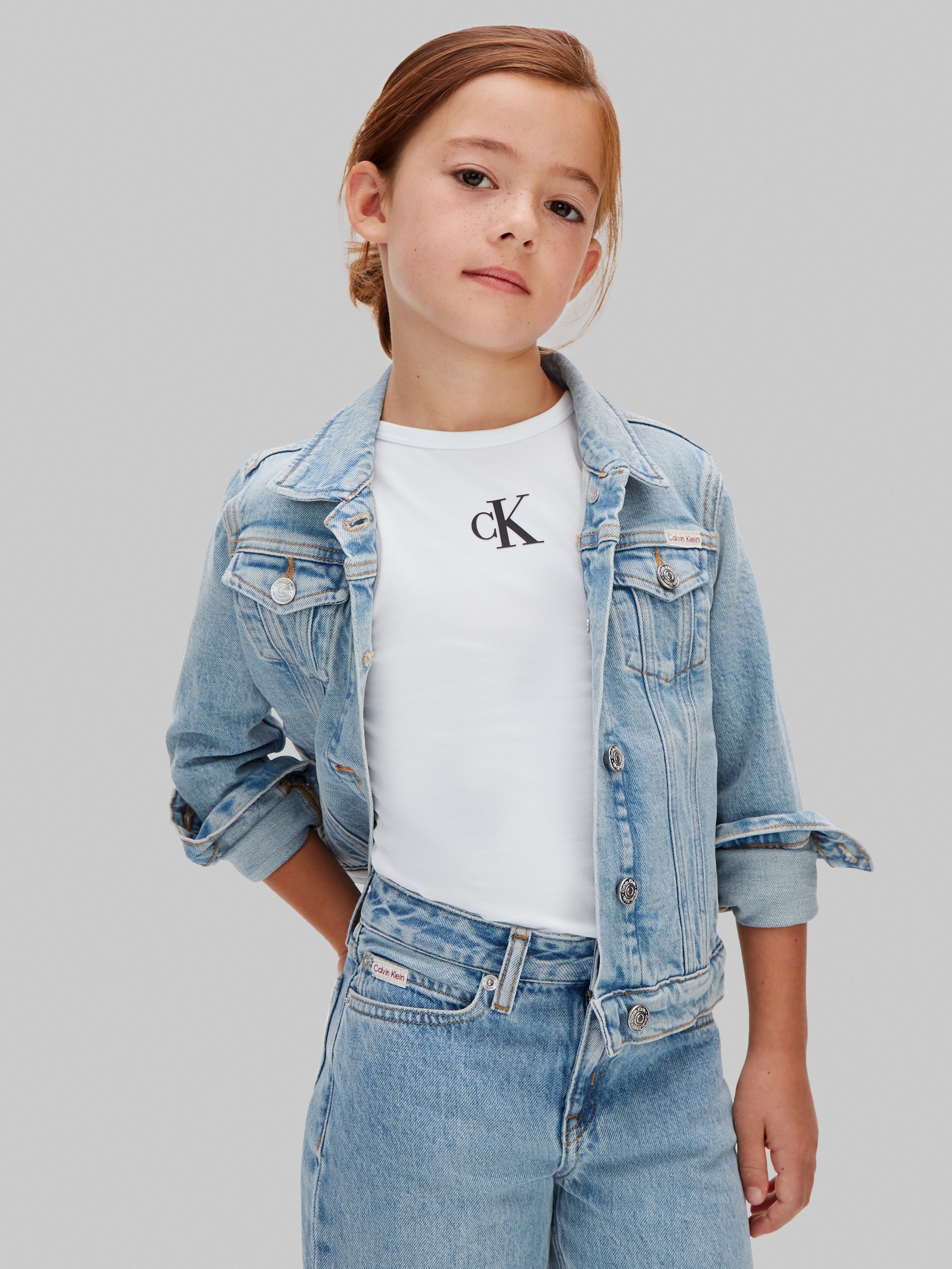 Calvin Klein Jeans Weite Jeans »WIDE LEG JEANS« Regular fit für Kinder mit praktischen Taschen
