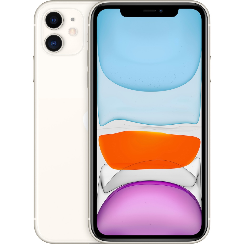 Apple Smartphone »iPhone 11«, white, 15,5 cm/6,1 Zoll, 128 GB Speicherplatz, 12 MP Kamera