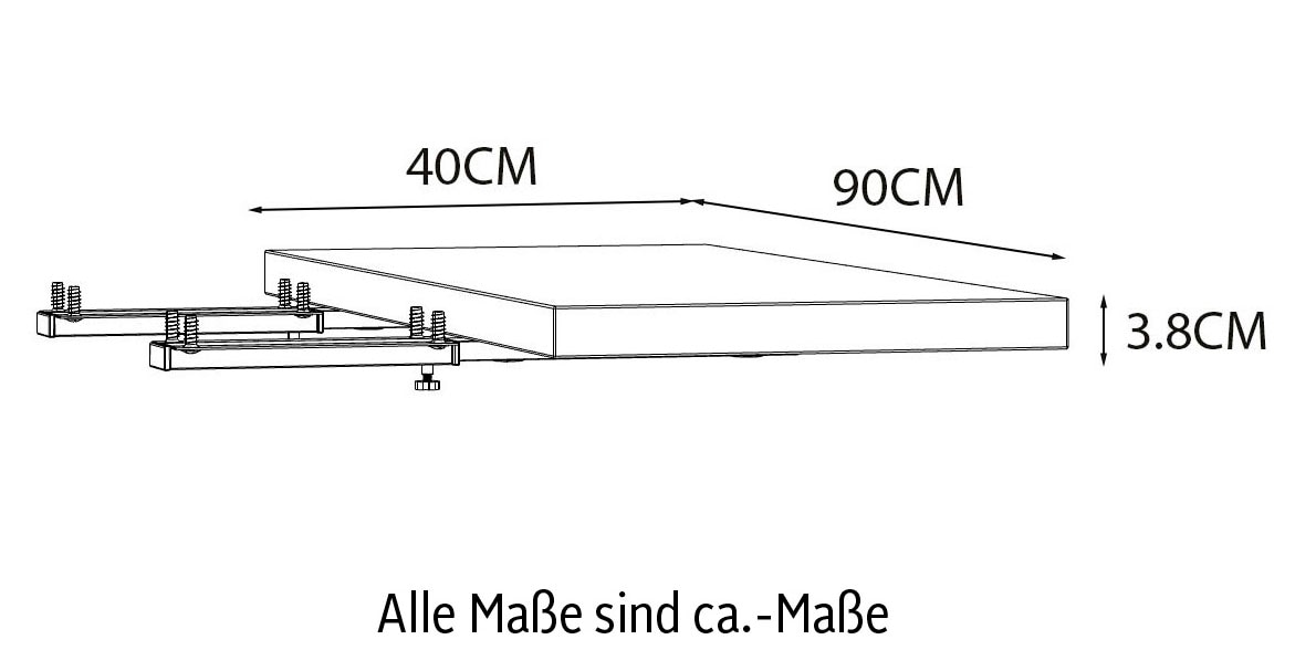 FORTE Esstischplatte