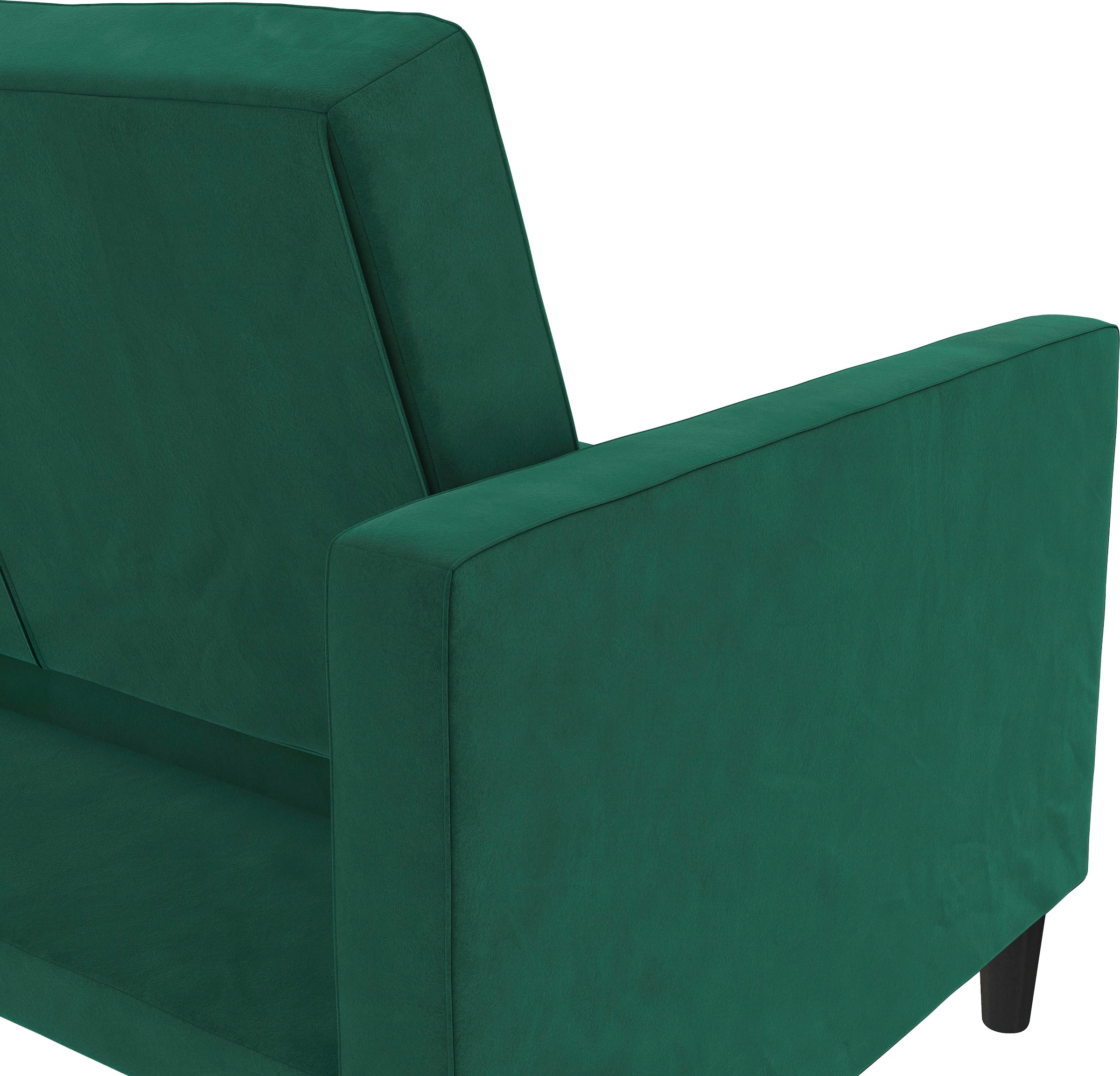Dorel Home 3-Sitzer »Presley«, Sofa mit Bett-Funktion und verstellbarer Rückenlehne
