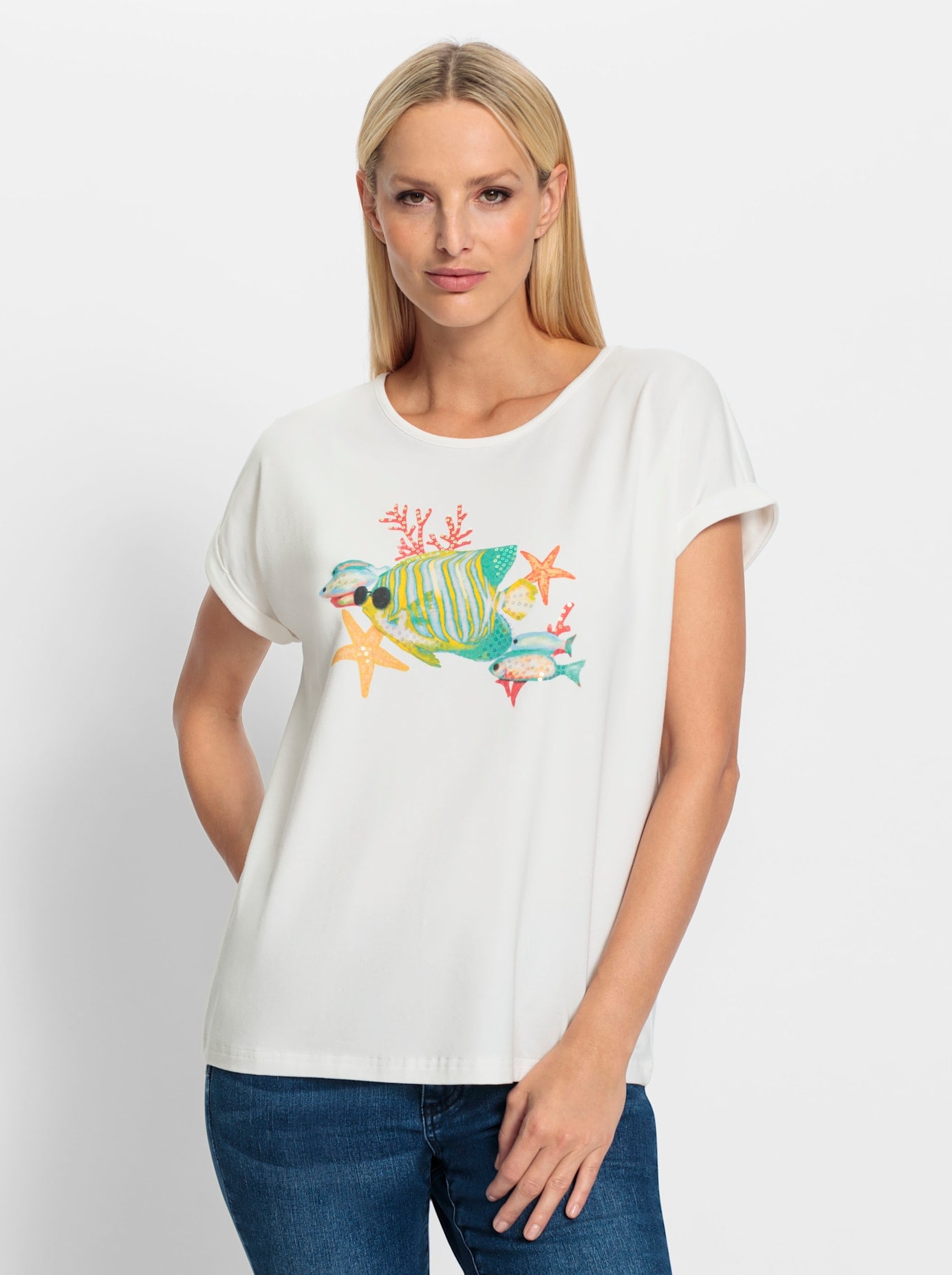 heine T-Shirt »T-Shirt«, (1 tlg.)