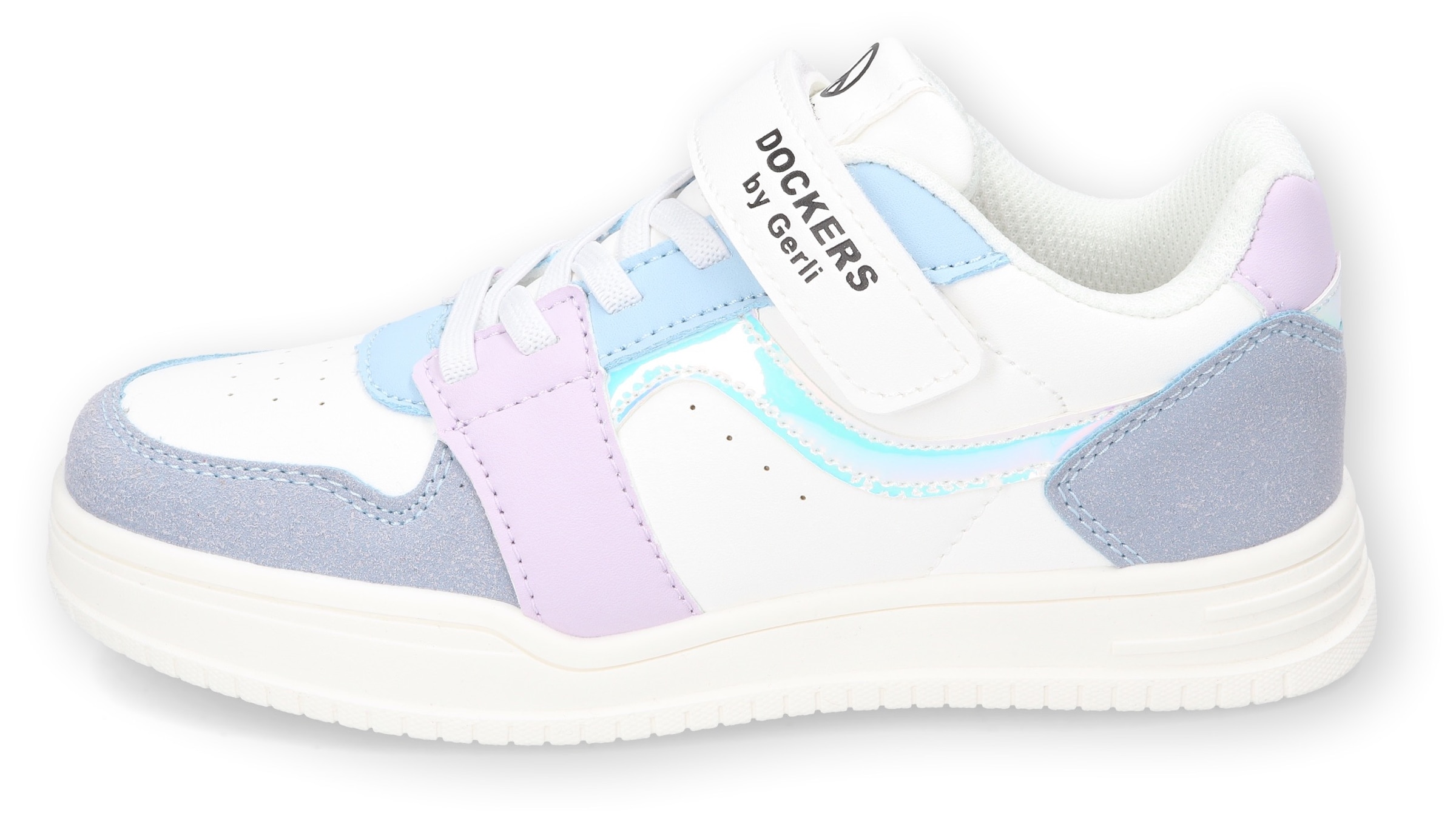 Dockers by Gerli Sneaker, Retro Sneaker, Klettschuh, Freizeitschuh mit Gummizug