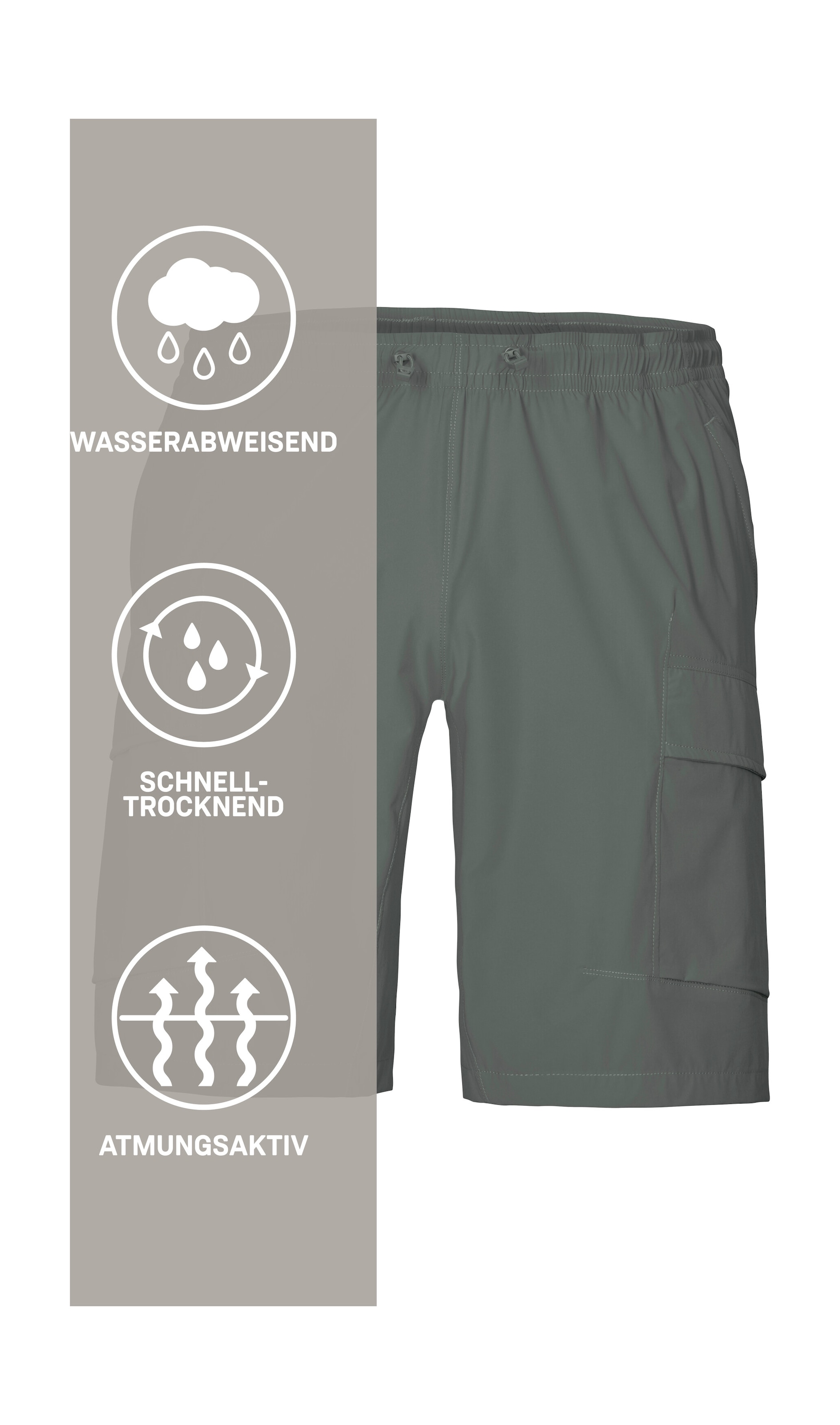 Killtec Shorts »KOS 184 MN SHRTS«  Leichte, wasserabweisende Funktionsshorts mit 4-Wege-Stretch